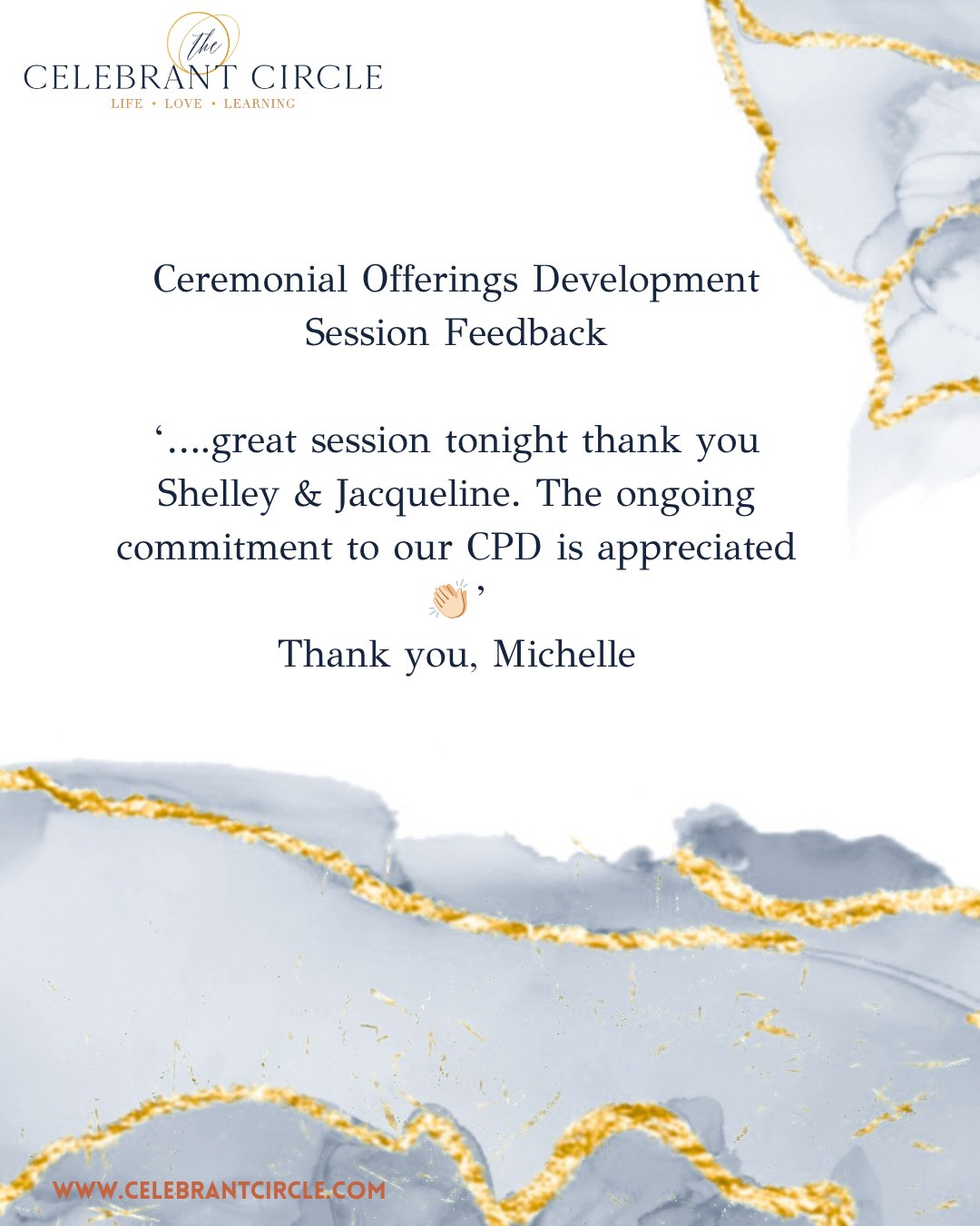 #celebrants Want to invest in your growth as a celebrant? Join Celebrant Circle and access two professional development sessions every month, included in your membership. Because learning shouldn't stop when training ends. 🧡
As an Inner Circle member, you'll enjoy access to two professional development sessions every month, included in your membership.
Because exceptional celebrants are built through ongoing learning, support and connection.
Proud to set the standard in support, training and community for professional celebrants. 🧡
If you'd like to join this thriving community, applications are now open.
Infomation on www.celebrantcircle.com/innercircle
#celebrantsupport #celebrantadvocate #celebrantsupport #celebranttraininguk