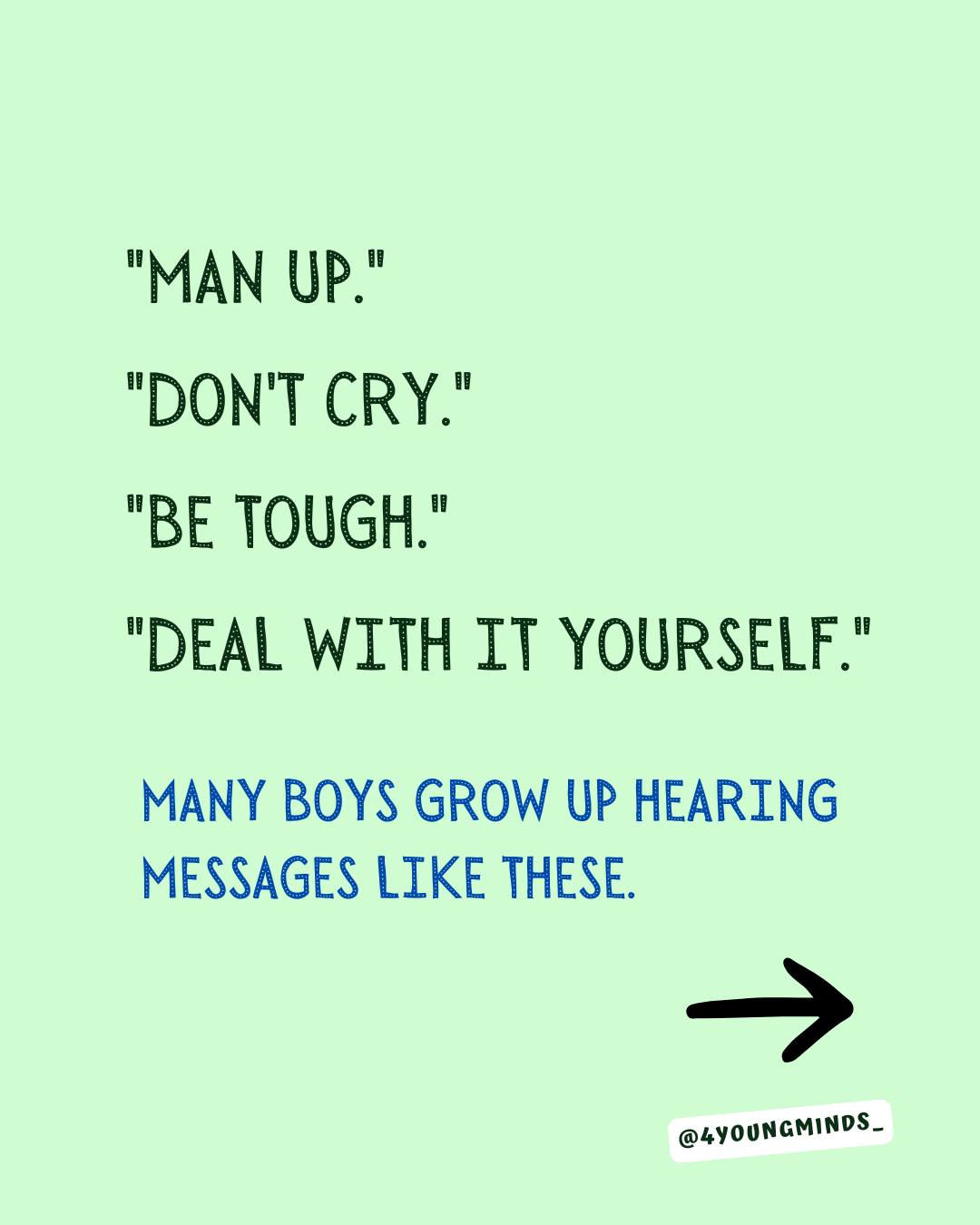 The stigma around men's mental health wasn't created overnight.
It won't disappear overnight either.
But every conversation, every role model, and every safe space sends a powerful message:
💙 You don't have to suffer in silence.
💙 Your feelings matter.
💙 Being vulnerable doesn't make you weak—it makes you human.
What do you think would make it easier for young men to talk openly about their mental health? 👇
#menshealth #mensmentalhealthmonth #youngmenmentalhealth #mensmentalhealthawarenessmonth #4youngminds