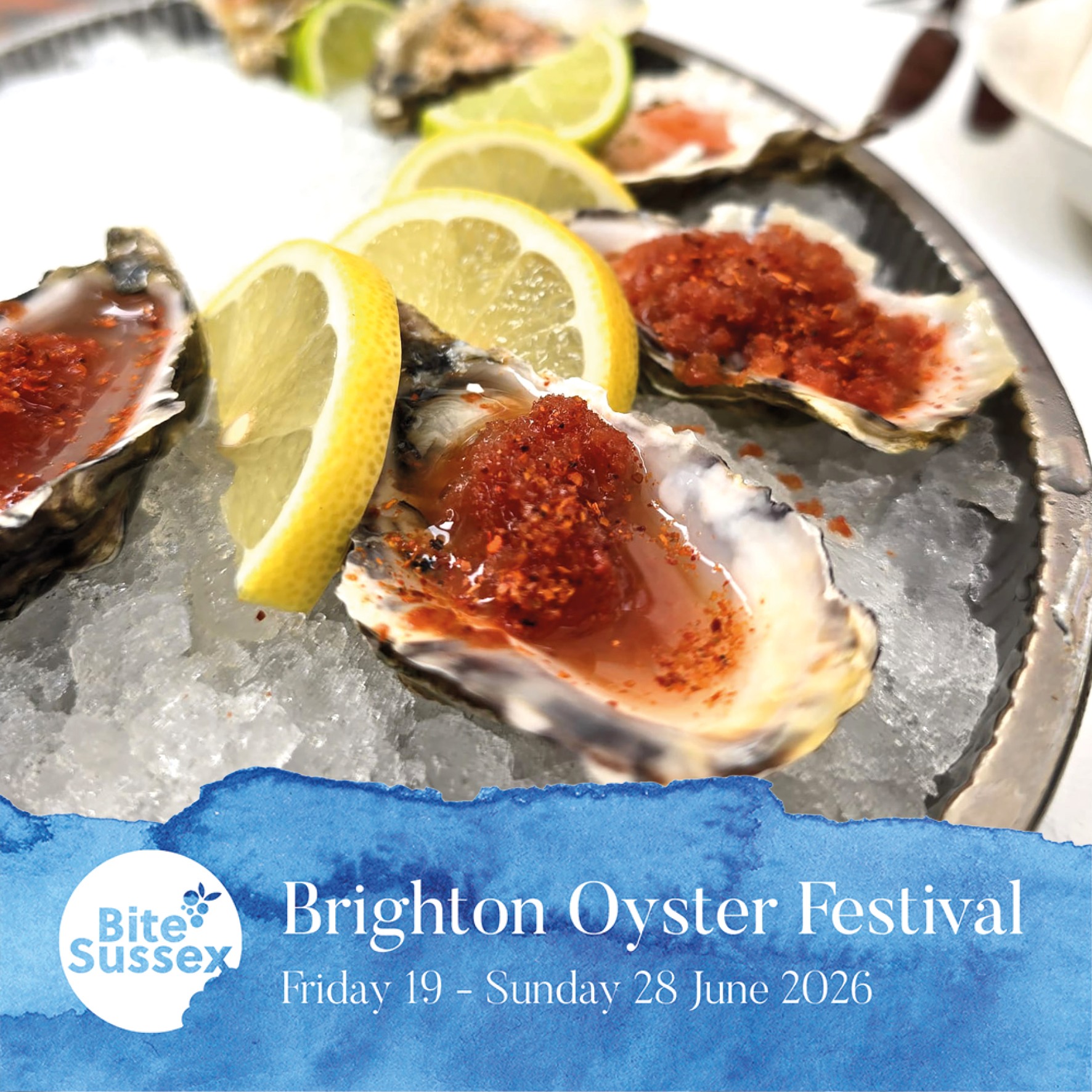 Which venues will you be diving into during the BITE Brighton Oyster Festival this weekend? Everything you need to know is at www.bitesussex.com