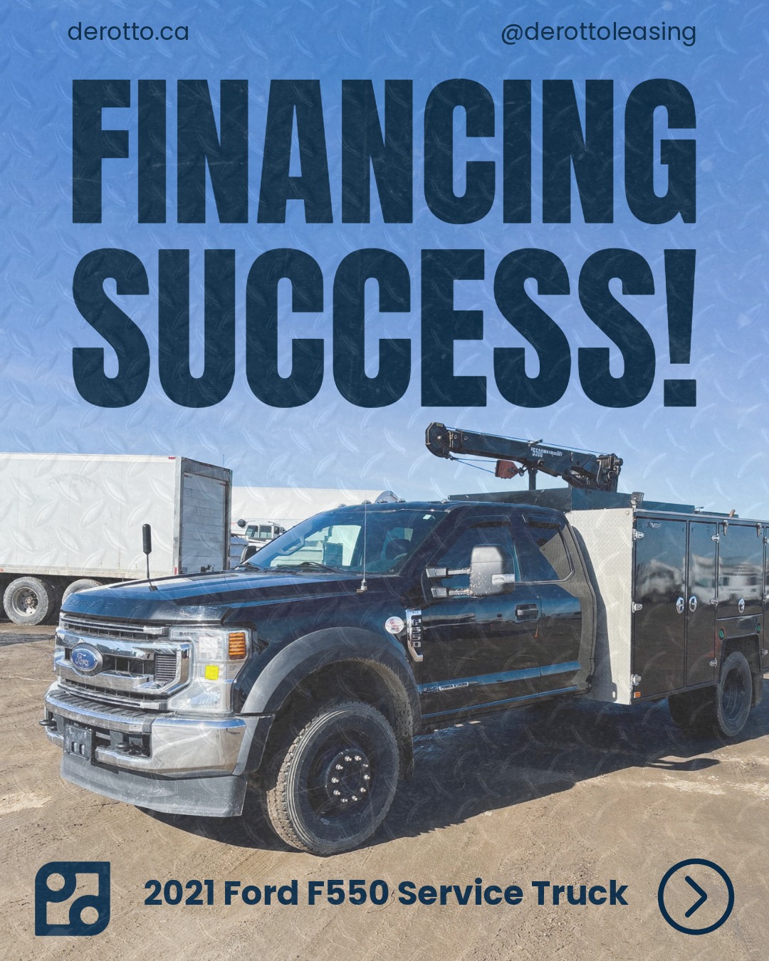 Another financing success story. 👏
DEROTTO recently helped a new client secure $100,000 in financing for a 2021 Ford F550 Service Truck at single-digit rates.
As a start-up business, the client was having difficulty finding a lender willing to provide financing. After reaching out to DEROTTO, we were able to connect him with a lender that understood his situation and helped get the deal done.
If you're starting a business and need equipment financing, don't assume your options are limited. DEROTTO works with a network of lenders that offer solutions for start-up businesses across a wide range of industries.
Contact our team to learn more about your financing options.
#equipmentfinancing #startupbusiness #fordf550 #businessfinancing #derottoleasing