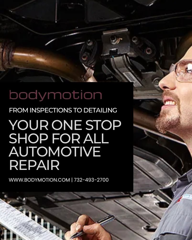 At Bodymotion’s Detail Shop, we care about the details because your car deserves nothing but the best! ✨🚗
40+ Years of Passion and Excellence
www.bodymotion.com | 732-493-2700
#bodymotion #collisionrepair #monmouthnj #newjerseybusiness #customerservice #autobody #autorepair #bodyshopnearme #autobodyshopnearme #autorepairshopsnearme
#cardetailing #interiordetailing #exteriordetailing #carwashandwax #ceramiccoating #paintprotection #carcare #detailinglife #njcardetailing #autodetailing #cleancarfeelsbetter #showroomshine #carspa #professionaldetailing #detailshop