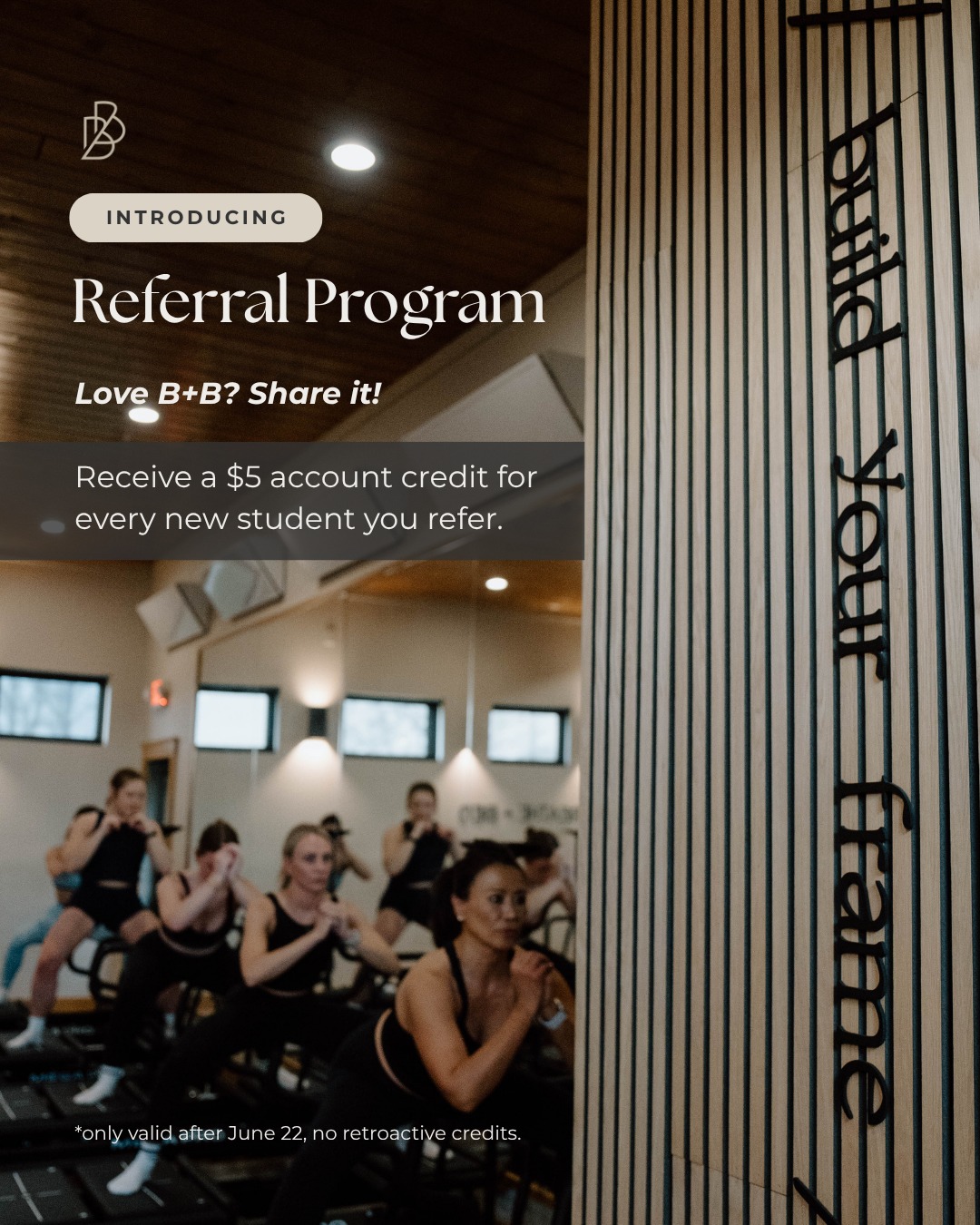 Bring a friend, get rewarded. Earn a $5 account credit each time a new student joins Breathe + Bend through your referral.
*In order to receive the credit, the student name has to be listed as who referred them when filling out the waiver.
#buildyourframe #stllagree #stllagree