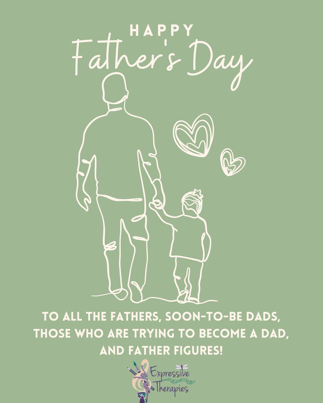Happy Father's Day from Expressive Therapies!
#expressivetherapiesllc #fathersday