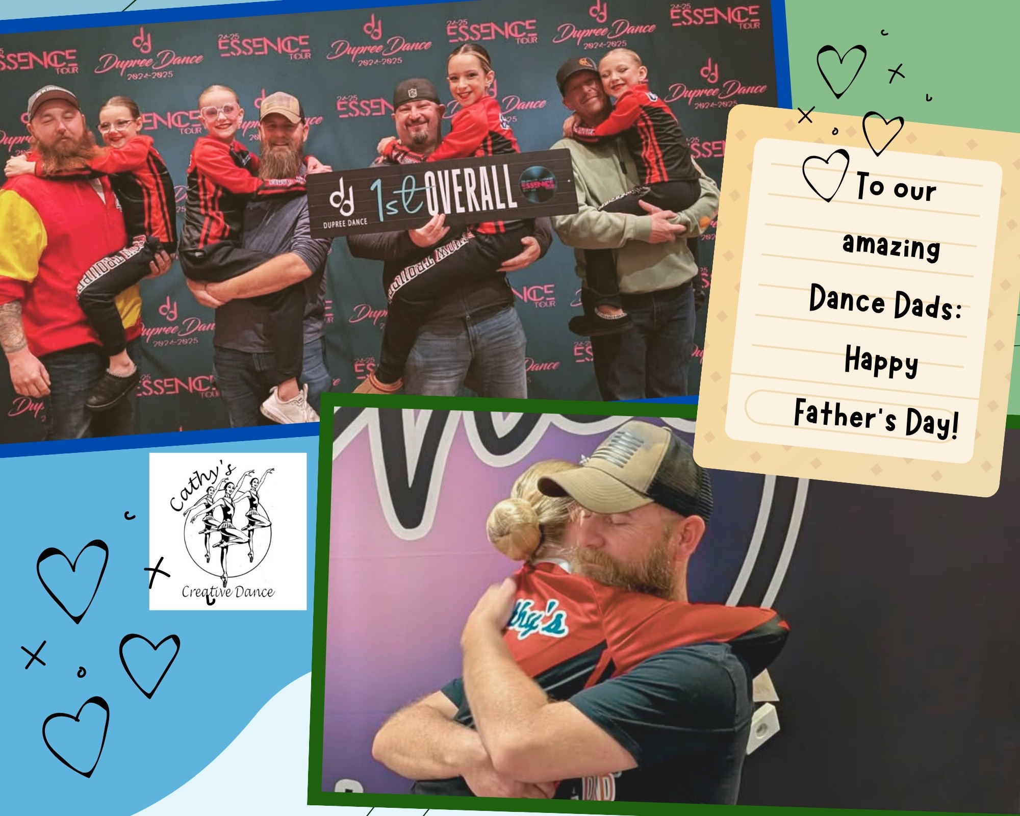Happy Father's Day to all of our fantastic dance dads! 💙❤️💙❤️ #theCCDcollaboration #CCDlove