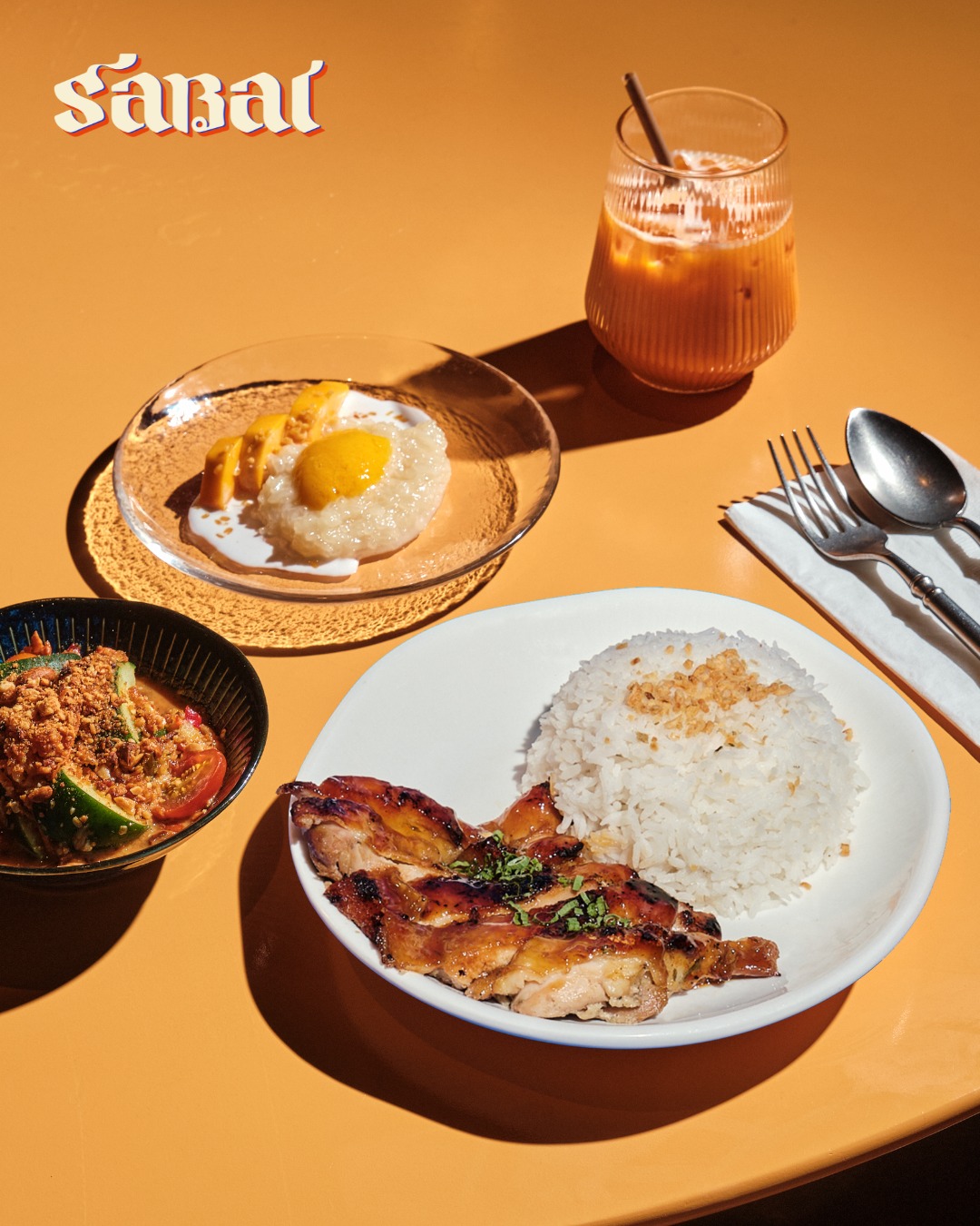 Meet the newest addition to your midday Thai escape: our Hay-Smoked Chicken. 🔥🍗
Your weekday Lunch Set starts with soup or salad, followed by your choice of main: now including our newest smoky, savory favorite. All for ₱595.
Available from 11:30 AM to 5:30 PM for a limited time only.
See you at Sabai, G/F Shangri-La The Fort, BGC. 💙
📲 Reserve your table via DM or link in bio.
#Sabai #Sabaimanila #thaifoodph #BGC #thaifoodlover