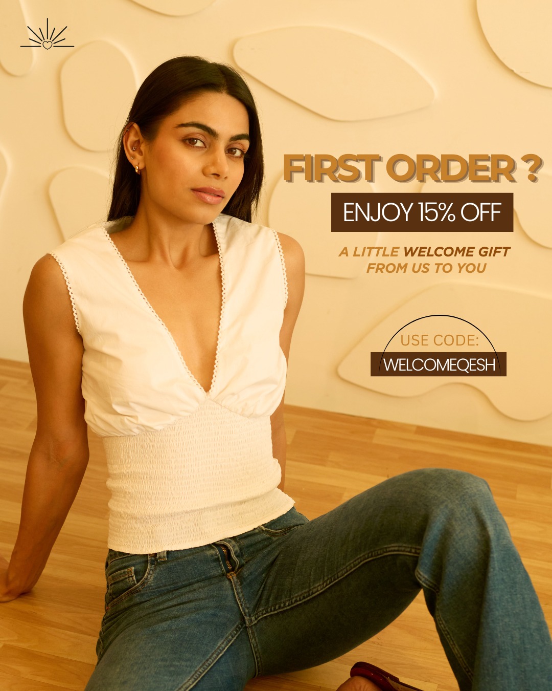 Your wardrobe refresh starts here ✨🤍
Enjoy 15% OFF on your first order with code WELCOMEQESH
Shop your favourites now
.
.
.
.
#qesh #FirstOrderOffer #WelcomeOffer #FashionDeals #WardrobeRefresh #ShopNow