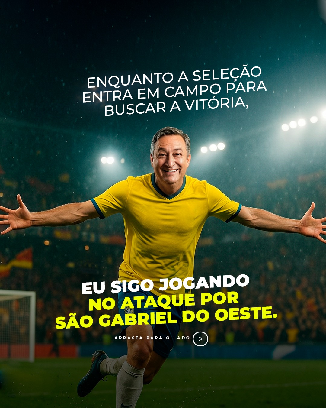 Enquanto a Seleção busca a vitória em campo, seguimos trabalhando com dedicação para construir uma São Gabriel do Oeste cada vez melhor para todos.
Cada conquista da nossa cidade é resultado de planejamento, trabalho em equipe e do apoio da nossa gente. E é com esse espírito que seguimos avançando, cuidando das pessoas e preparando o futuro do nosso município.
💙💛💚 Vamos juntos, Brasil! Vamos juntos, São Gabriel do Oeste!
#SãoGabrielDoOeste #PrefeitoLeocirMontanha #NossaGente #TrabalhoQueTransforma #OrgulhoDeSerBrasileiro #GestãoQueAvança