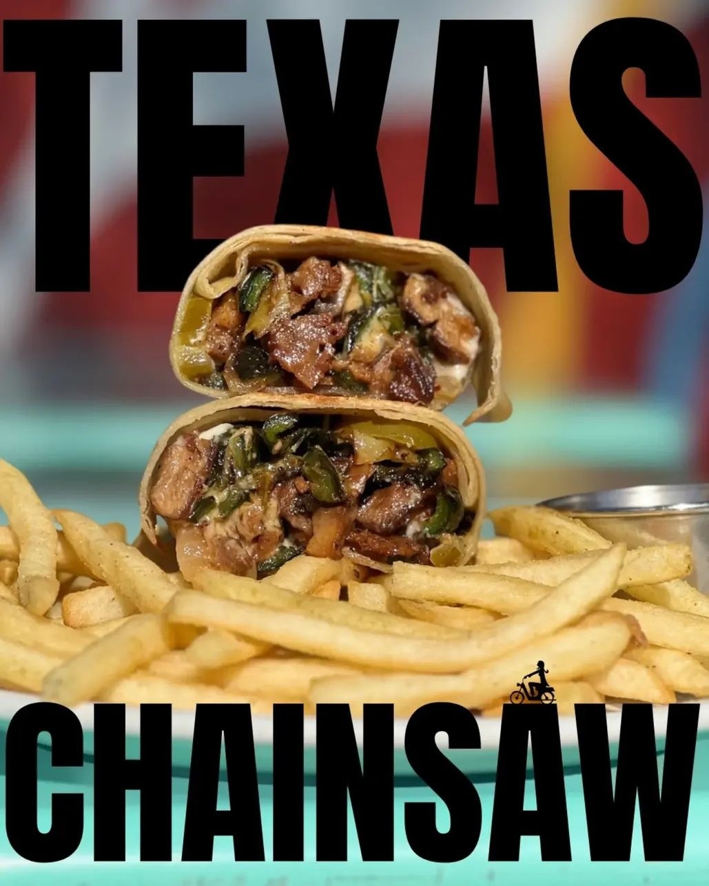 TEXAS CHAINSAW CHEEZE STEAK BURRITO
Now at #greenTempe
Seitan steak sirloin with roasted peppers, sweet onions, mushrooms, mayo, melty provolone and pickled jala in a toasty tortilla, Buc-ee’s style with thyme fries and spicy namibertos salsa!
Skip that line at a gas station and grab a favorite at green! 🌱 All the nostalgic flavor, but vegan.
🌯
🦫
#alwaysvegan