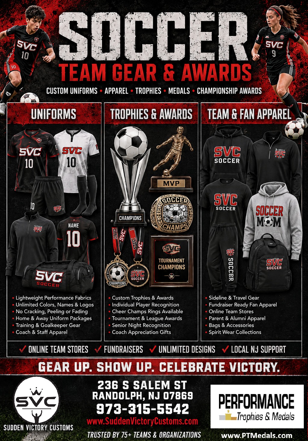 ⚽🌎 The World Cup has everyone talking soccer...
Now is the perfect time to get your club, travel, rec, or school team geared up before the fall season kicks off!
🔥 Custom Jerseys
🔥 Training Shirts
🔥 Hoodies & Warmups
🔥 Fan Apparel
🔥 Team Bags & Accessories
Don't wait until August when everyone is rushing to place orders. Get your uniforms and spirit wear locked in now so your squad is ready for Day 1.
âš¡ Fully Custom Designs
âš¡ No Cookie-Cutter Templates
âš¡ Team Stores Available
âš¡ Fast Turnaround
📩 Message Sudden Victory Customs today and let's get your team looking championship-ready this fall.
#SVC #SuddenVictoryCustoms #Soccer #YouthSoccer #TravelSoccer #HighSchoolSoccer #ClubSoccer #SoccerLife #TeamApparel #CustomJerseys #FallSeason #GameDayReady #BeBoldBeGreatBeUnique ⚽🥅