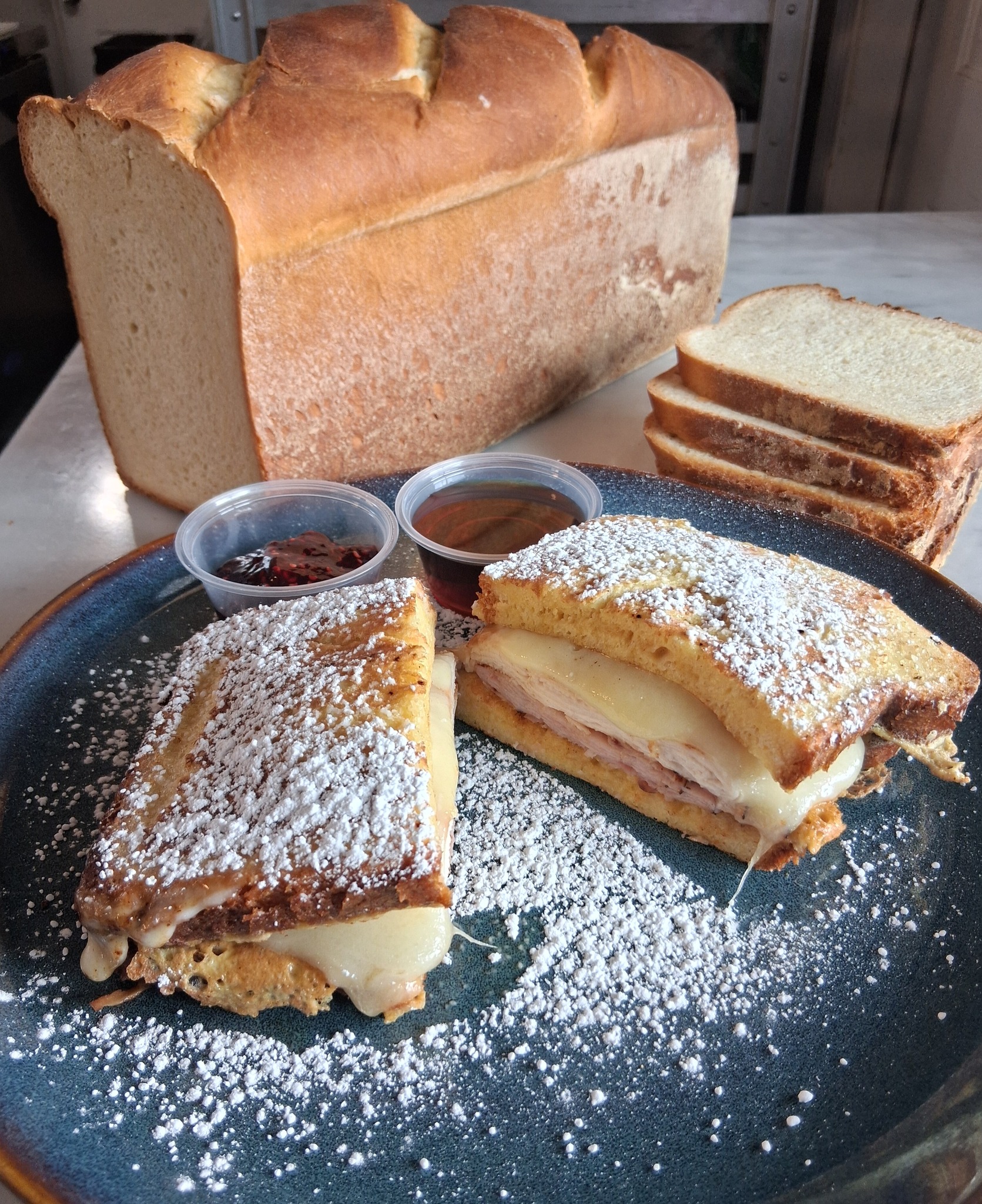 ✨Monte Cristo this week only! ✨
Ham, turkey and swiss cheese with homemade sourdough brioche fried to perfection. Topped with powdered sugar and sides of raspberry jam and maple syrup. The perfect blend of sweet and savory.
Drive Thru Scratch Cookin'
📲order online: castiron-cafe.com
🚗drive thru: 1386 Old Airport Rd. Bristol, VA
📞call ahead: 276-285-2200