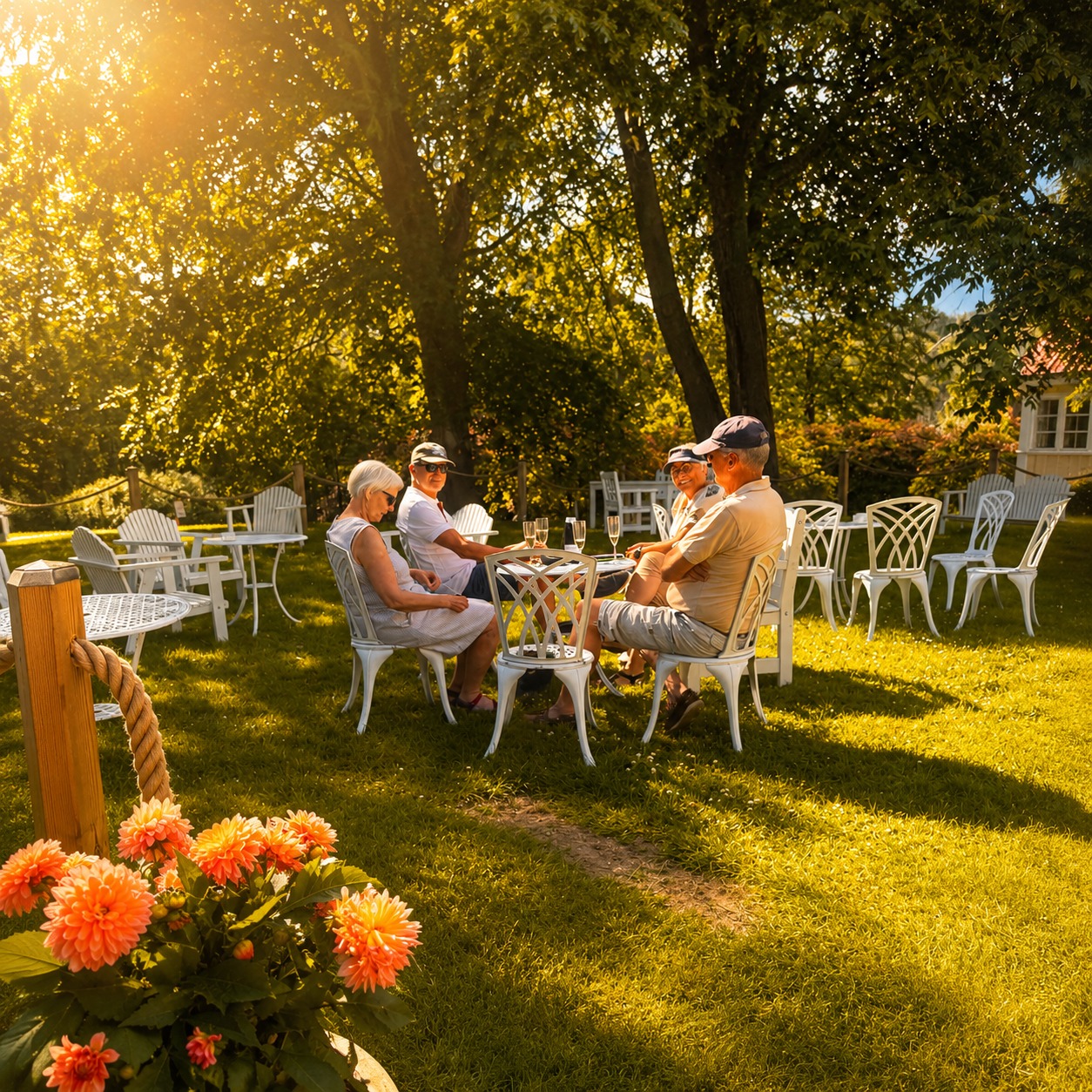 Idag är en sådan dag. ☀️
God mat, något kallt i glaset och en plats i solen.
Vår bistromeny serveras varje dag kl. 12.00–20.00. Varmt välkommen till Munkedals Herrgård. 🌿