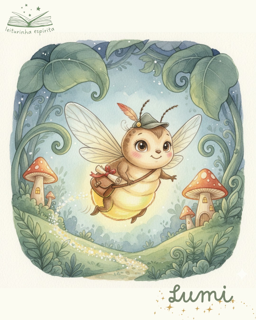 💛 Oi! Eu sou o Lumi! ✨
___Eu sou um vagalume mensageiro e o novo mascote do Leiturinha Espírita! 🌟
___Minha missão é iluminar o caminho das crianças e das famílias com mensagens de amor, esperança e os ensinamentos de Jesus.
___Adoro livros, boas histórias, perguntas curiosas, momentos em família e tudo aquilo que faz o coração ficar quentinho. 📚🌿
___Daqui para frente, vou aparecer bastante por aqui para compartilhar curiosidades, indicar livros, contar histórias, propor brincadeiras e mostrar que aprender sobre Jesus pode ser uma aventura cheia de luz.
___Acredito que até uma luzinha bem pequena pode iluminar um caminho inteiro. E é por isso que estou aqui: para levar um pouquinho dessa luz a cada criança e a cada lar que faz parte desta família.
___Espero que a gente viva muitas descobertas juntos! O que mais você gostaria de saber sobre mim? Escreva aqui nos comentários!
Com carinho,
Lumi 💛✨🪲