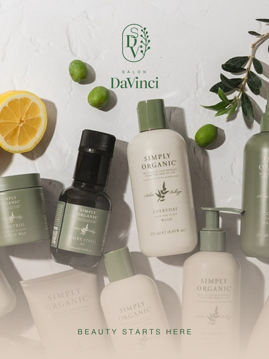 At Salon DaVinci, beauty is about more than great hair. đđ
We choose products that help protect our guests, support our stylists, and reduce our impact on the environment.
A healthier approach to beauty starts here.
#SalonDaVinci #SimplyOrganic #SustainableBeauty #EcoFriendlySalon #OrganicBeauty #GreenBeauty #CleanBeauty #HealthyHair #ConsciousBeauty #BeautyWithPurpose