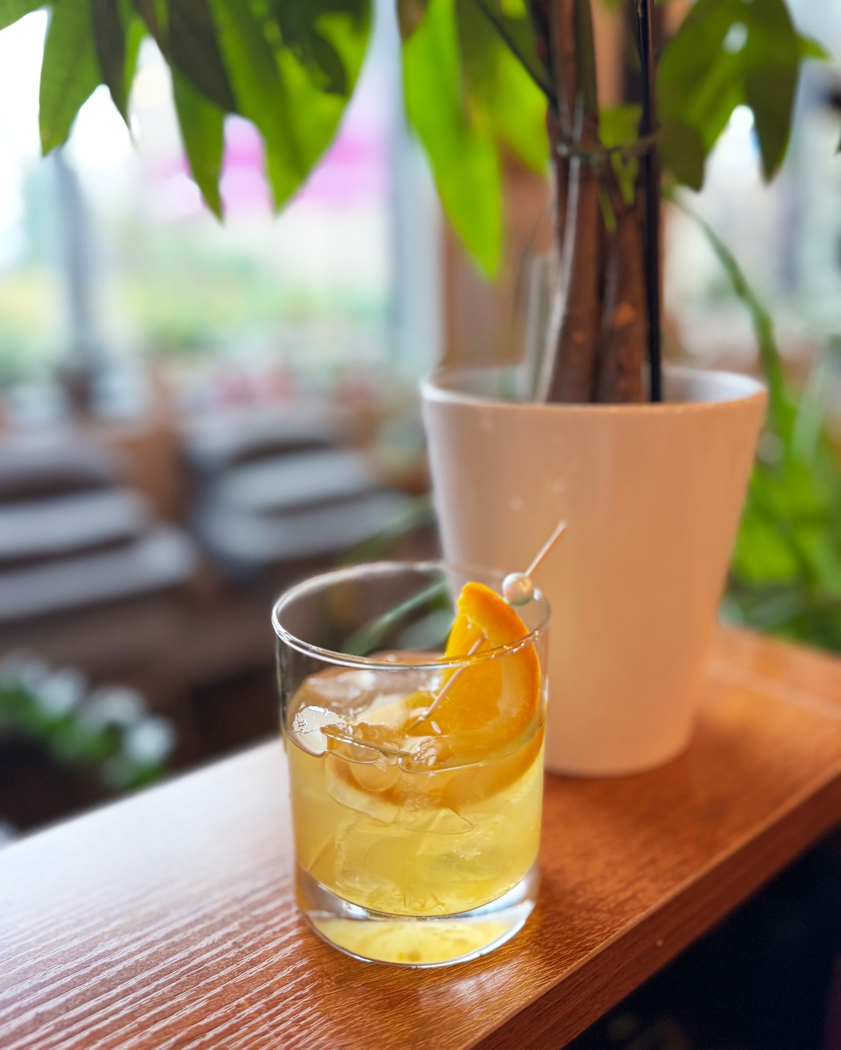Our Lady Thai Boxer cocktail is the perfect balance of grace and power—an orange blossom infusion meets bright citrus and smooth Warfield Whiskey. It's elegant with a punch, much like the Thai boxer it's named after. Pair it with one of our delicious seasonal dishes today!
Open for Lunch Tuesday-Saturday, 11am-2pm, and Dinner Tuesday-Saturday, 5-9pm.
.
southeast asian food, southeast asian cuisine, asian food, asian cuisine, asian flavors, Thai food, Vietnamese food, Lao food, local eats, downtown rogers, NWA, Northwest Arkansas, food scene, local restaurant, local eats