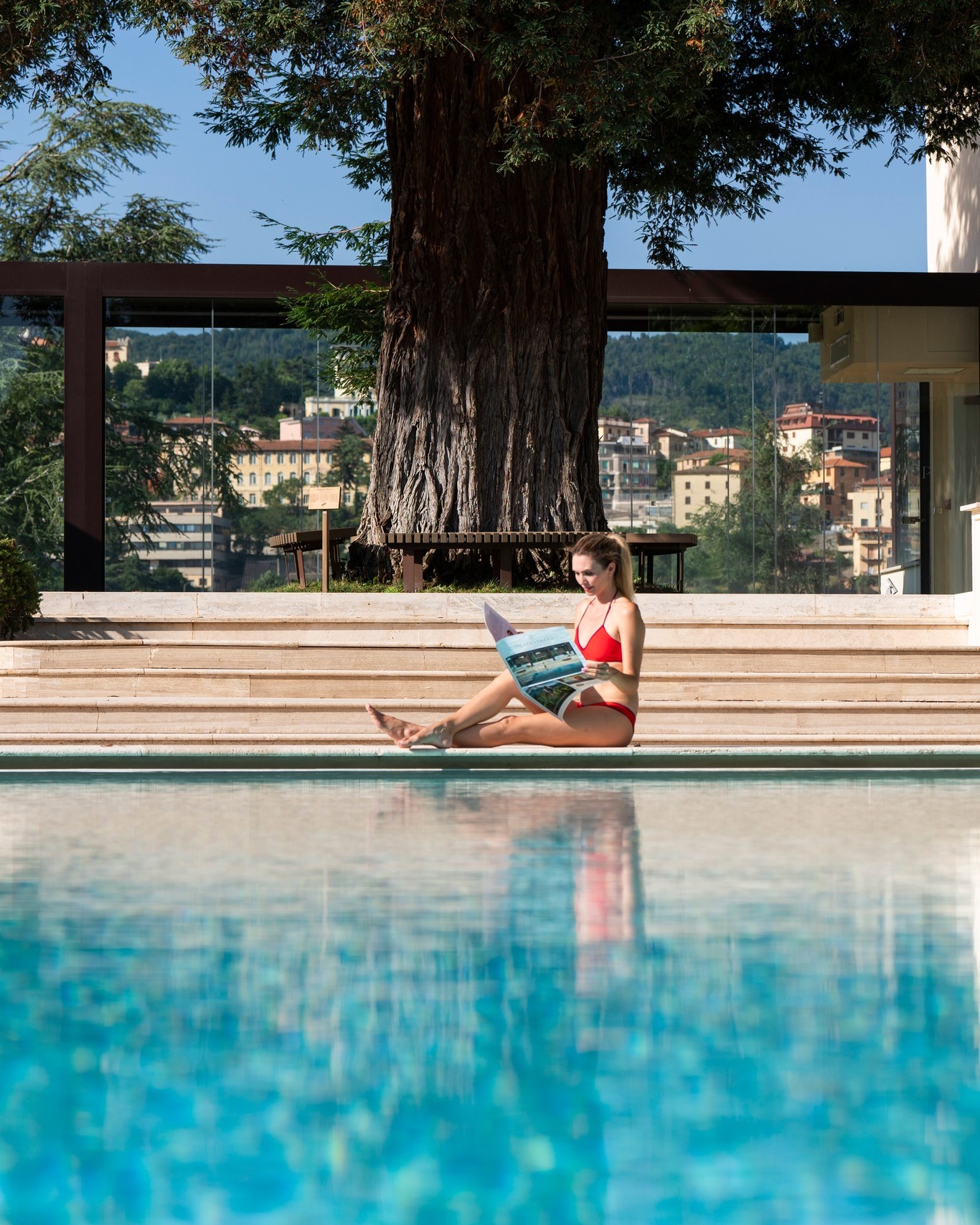 Barefoot moments, sun-warmed skin, the shimmer of water drawing you in.
A slow descent, then weightlessness, where everything feels lighter, freer, almost suspended in time.
This is how summer unfolds at Palazzo Fiuggi.
@#soloaPalazzoFiuggi #PalazzoFiuggi #MedicalSpa #summer
Photo Credits 2-3: @followtheraven