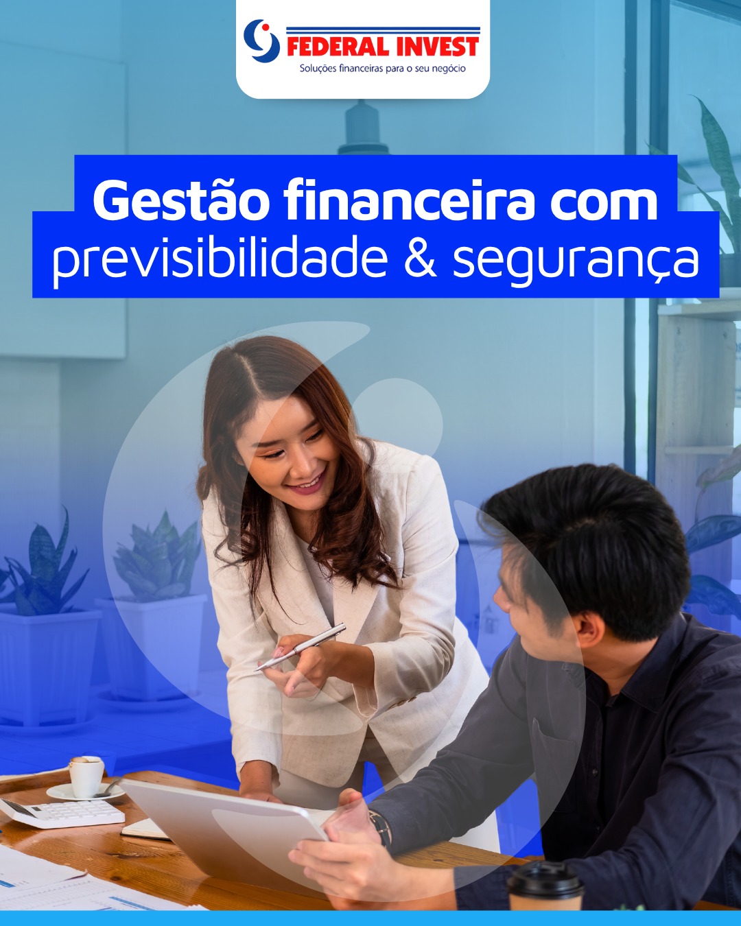 💼📊 Gestão financeira com previsibilidade e segurança. Tomar decisões com confiança começa com um financeiro organizado e um fluxo de caixa saudável.
Na Federal Invest, sua empresa encontra soluções estratégicas para manter mais controle, estabilidade e oportunidades de crescimento sem comprometer o caixa.
📲 Fale com a nossa equipe e fortaleça a gestão financeira do seu negócio.
#FederalInvest #GestaoFinanceira #FluxoDeCaixa #CapitalDeGiro #Empreendedorismo #SegurancaFinanceira