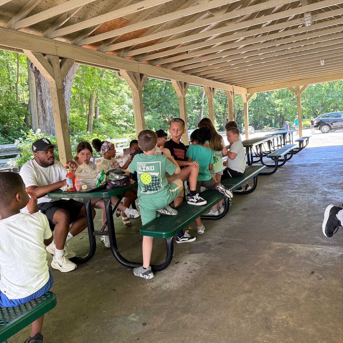 Here's some Summer Camp Picnic fun at Happy Hallow! Stay tuned to check out everything we're up to this summer! #hannacommunity #summercamp