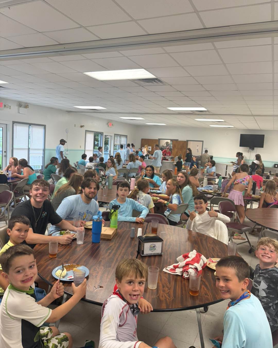 Week 2 campers and Minnow campers making themselves at home!
