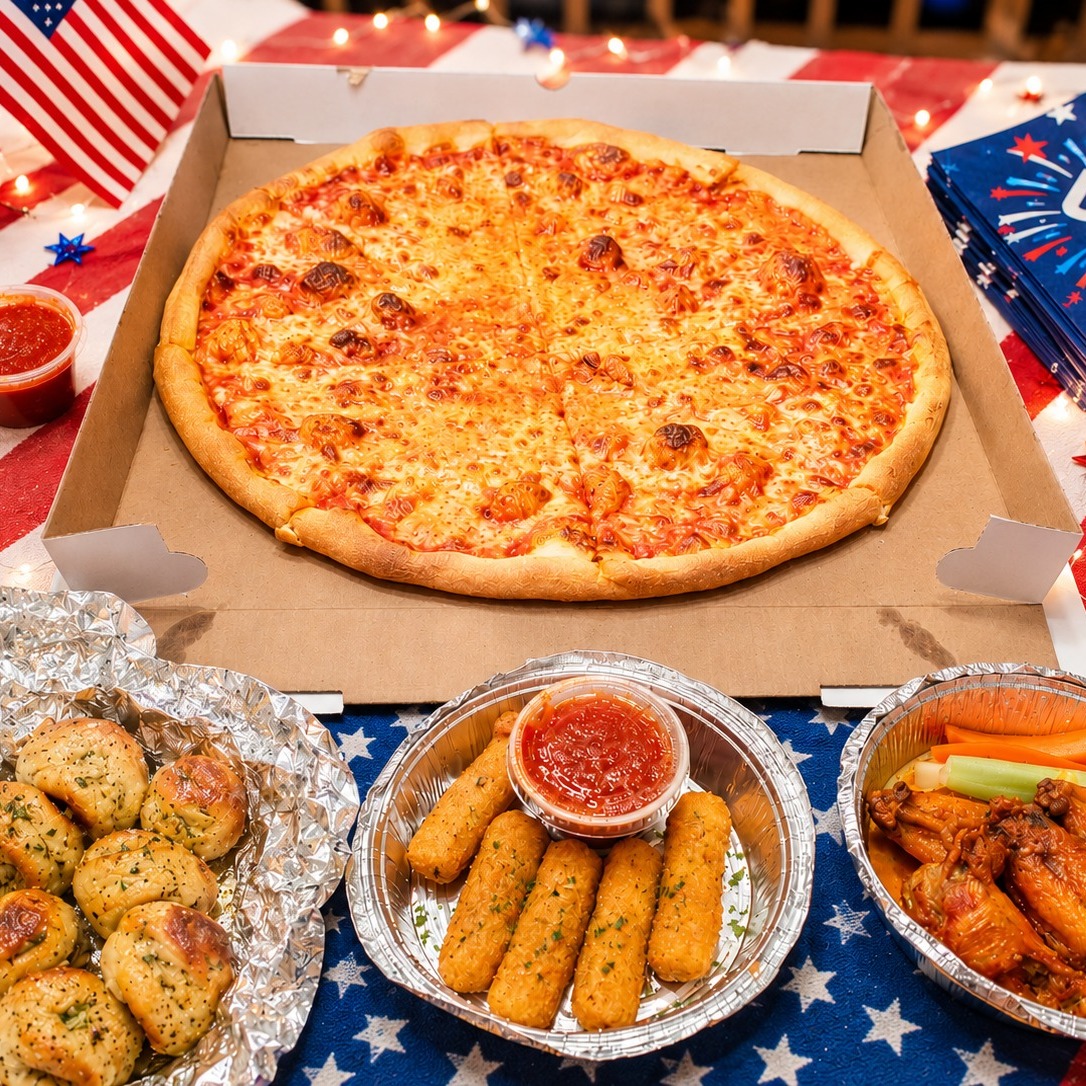 long weekend's almost here. you've earned it. πΊπΈπ
feed the whole crew before the fireworks β our family special is $33.95.
large cheese pizza, 5 wings, 5 mozz sticks, 5 garlic knots, 2L soda.
π 203-304-1304
#GinosParlor #4thOfJuly #FamilySpecial #SandyHookCT