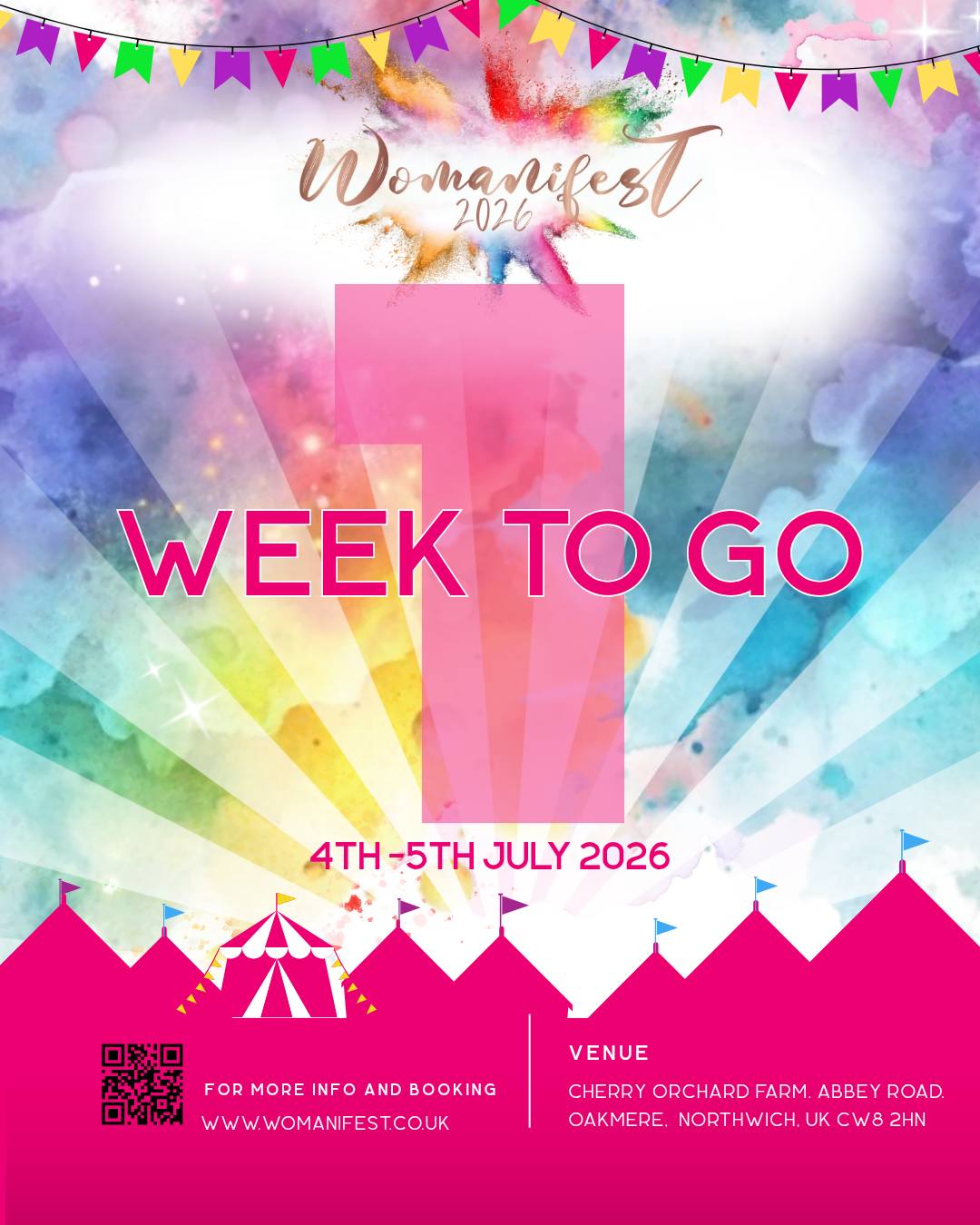 Omg 😱😱😱
It is 1 week today!!!
How???????
Today we have our final team meeting... where we will do all our final checks and make sure everything is organised and ready.....
Keep an eye out for some exciting news later today!!!
Who is joining us next week???? ⬇️⬇️⬇️