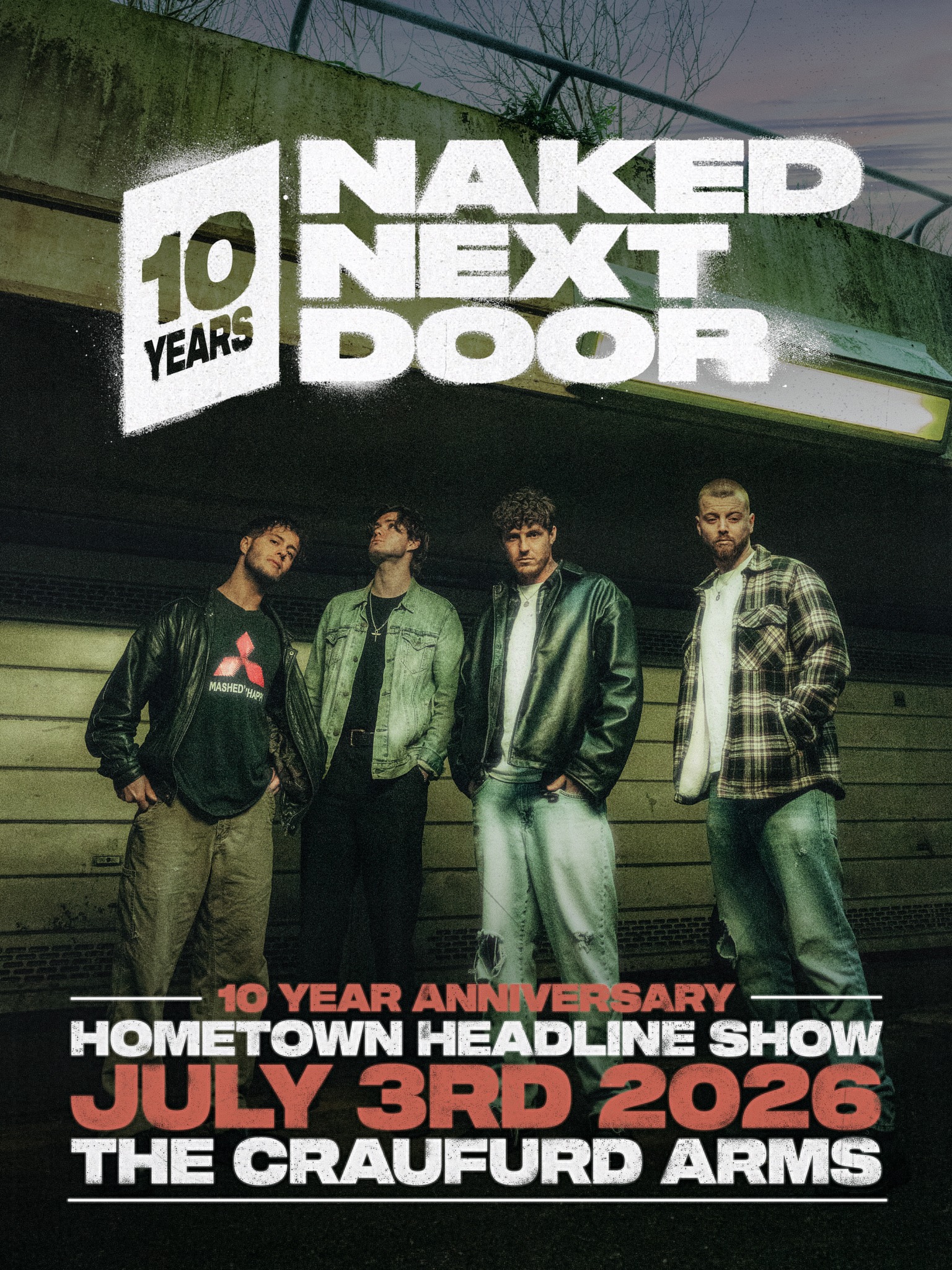 Top Choice! NAKED NEXT DOOR
Fri 03 Jul | The Craufurd Arms
The brilliant Naked Next Door arrive the Arms for a very special night.
Has to be gig of the week ..