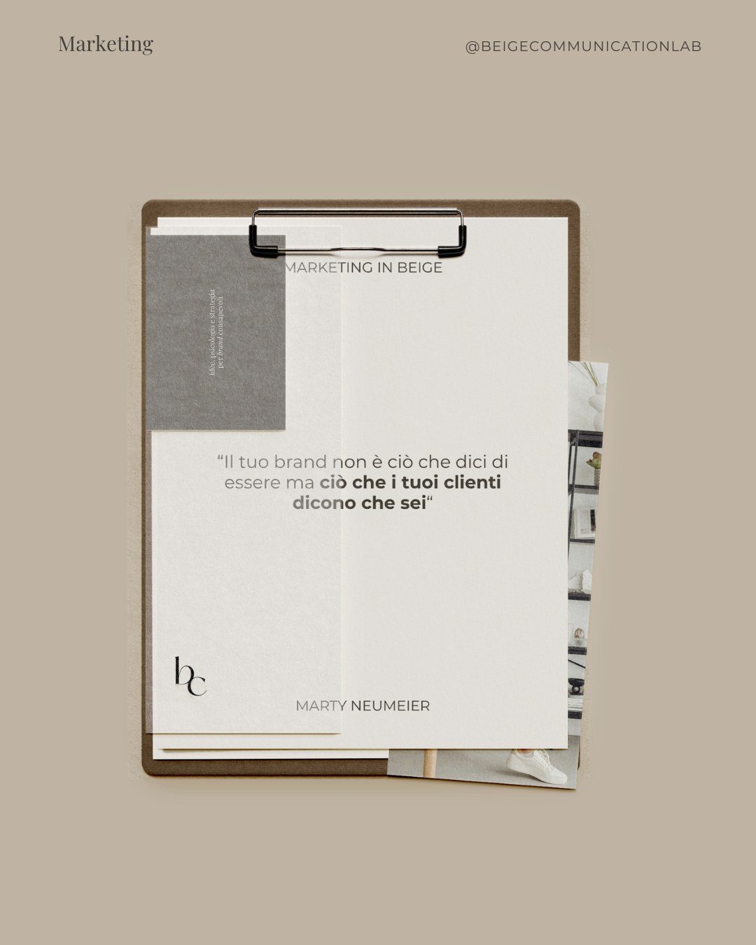 Il tuo brand è davvero come lo racconti? ☕️
__________
#BeigeCommunication #CommunicationDesign