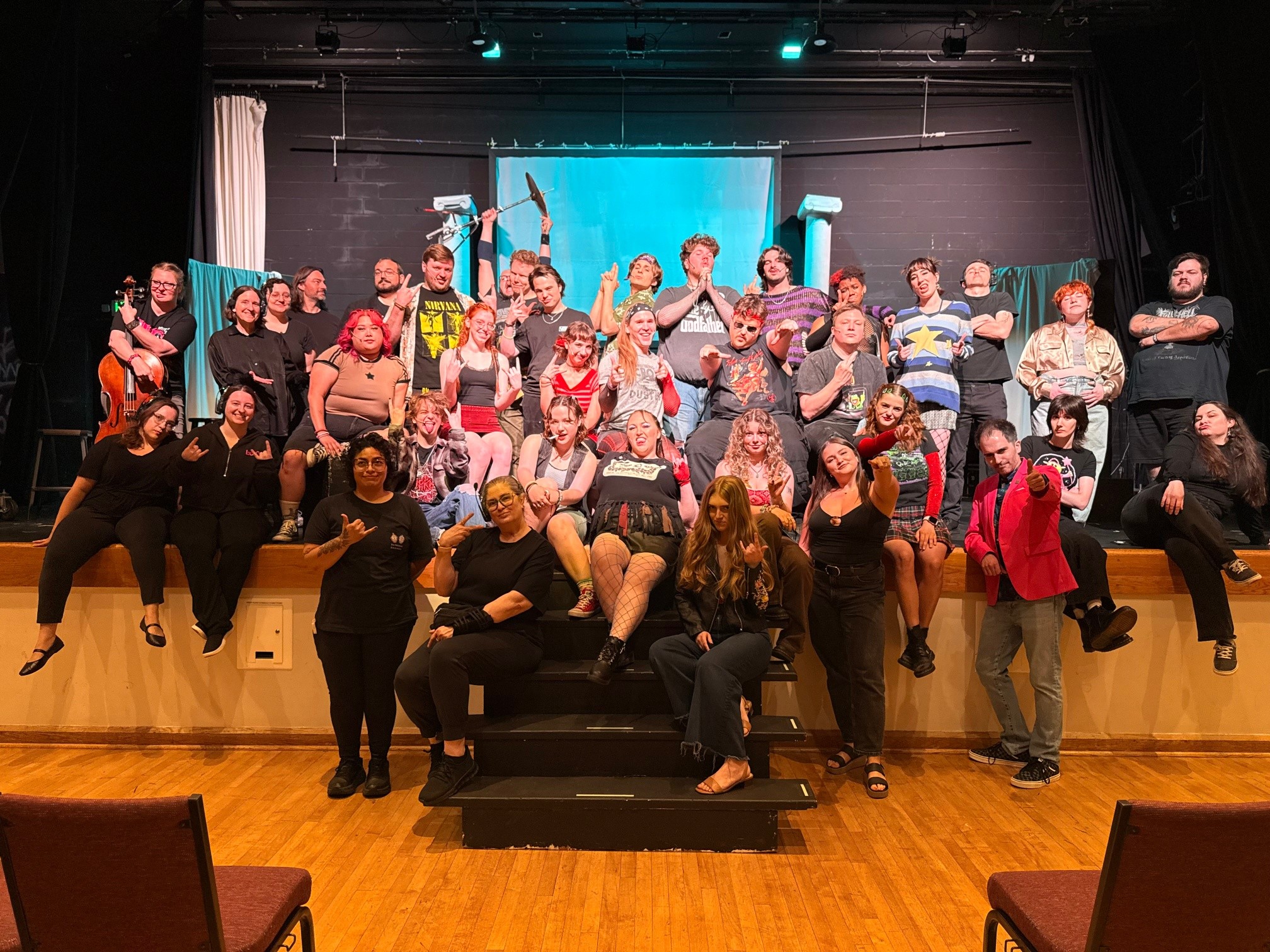 You've only got one more chance to see this amazing cast and crew at Silhouette Stages today at 2! Let's sell this performance of American Idiot OUT! Use code BOGO to get two tickets for the price of one! Link in our profile.