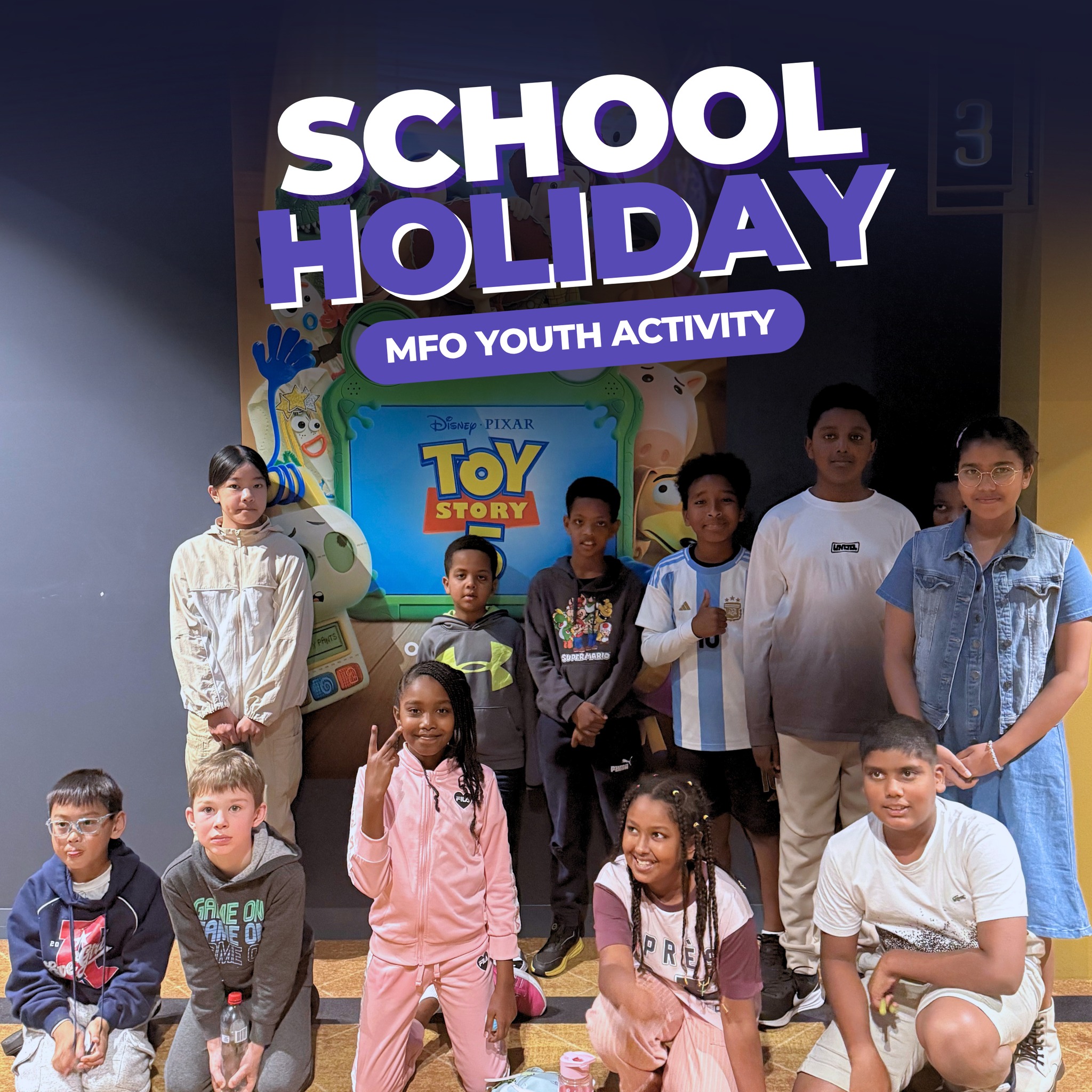 School holiday fun with MFO! This week, our MFO Youth Group enjoyed a special cinema outing to watch Toy Story 5 together.
It was a great opportunity for the young people to spend time with friends and create memories during the school holidays. Thank you to everyone who joined us for a great day out! 💜
Learn more about our youth activities on our website: www.mfo.org.au/youth-programs