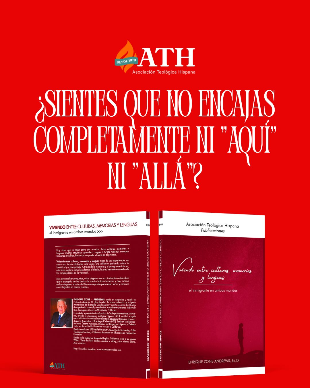 ¿Alguna vez has sentido que no encajas completamente ni "aquí" ni "allá"? 🤔
Si vives entre culturas, memorias y lenguas, este carrusel es para ti. No se trata solo de un idioma; se trata de una identidad rica, compleja y, a menudo, malinterpretada.
Te presentamos "Viviendo entre culturas, memorias y lenguas: el inmigrante en ambos mundos", el nuevo libro del Dr. Enrique Zone-Andrews. Una reflexión profunda que te ayudará a navegar tu viaje con integridad y a ver el reino de Dios trabajando en los márgenes.
¡Encuentra tu copia hoy mismo!
🛒 Disponible ahora en Amazon. Busca el título o el autor, o haz clic en el enlace de nuestra biografía. 📲
#identidadinmigrante #vidasenredes #entredosculturas #bilingüe #teología #crecimientoespiritual #librosrecomendados #EnriqueZoneAndrews #amazonfinds #espiritualidad #iglesia #hispanosusa