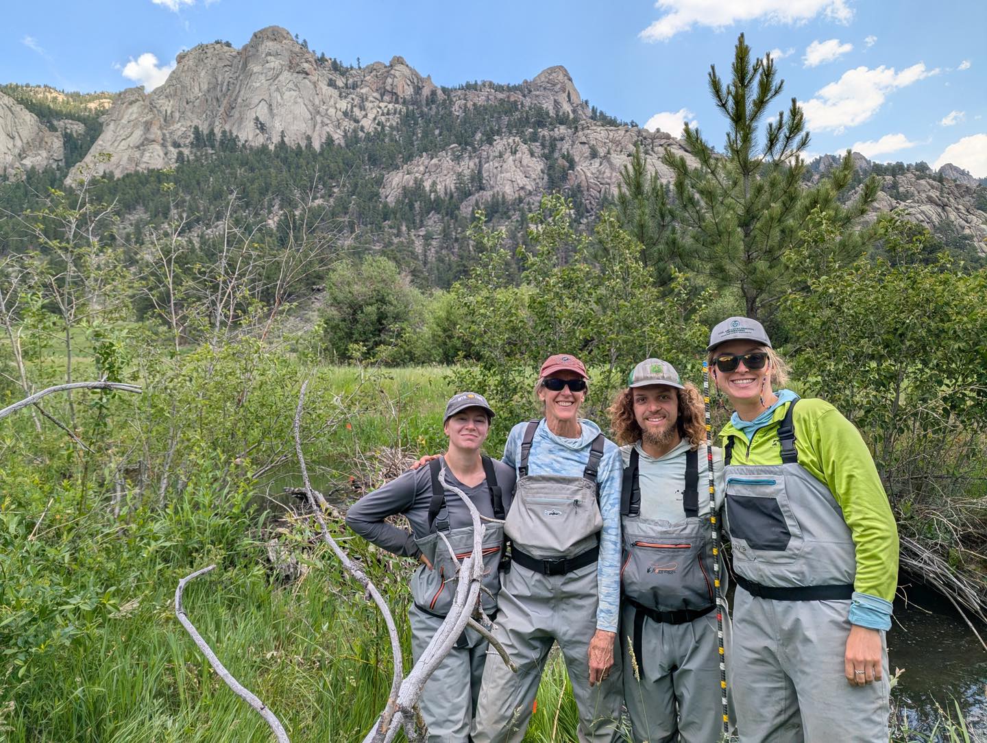 🦫 Research in Action at MacGregor Ranch 🌿💧
We’re excited to have Itai, a master’s student in the Geosciences Department at Colorado State University, conducting research on MacGregor Ranch this season. His work focuses on the hydraulic properties of natural beaver dams and beaver mimicry structures, also known as Beaver Dam Analogs (BDAs), and how they influence water movement through riparian systems.
MacGregor Ranch provides a unique living laboratory for this research thanks to our ongoing Black Canyon Creek riparian restoration project with larimercd. The site features both man-made BDAs and an active beaver that has built a series of natural dams upstream, creating a fascinating opportunity to compare engineered restoration structures with the work of nature’s original ecosystem engineers.
Projects like this help us better understand how slowing and spreading water can improve riparian health, support wildlife habitat, and increase the resilience of our mountain landscapes.
We’re proud to partner with researchers and students who are helping advance the science behind effective watershed restoration. Stay tuned as we continue monitoring the progress of this exciting project over the coming years! 🌾🦫💙