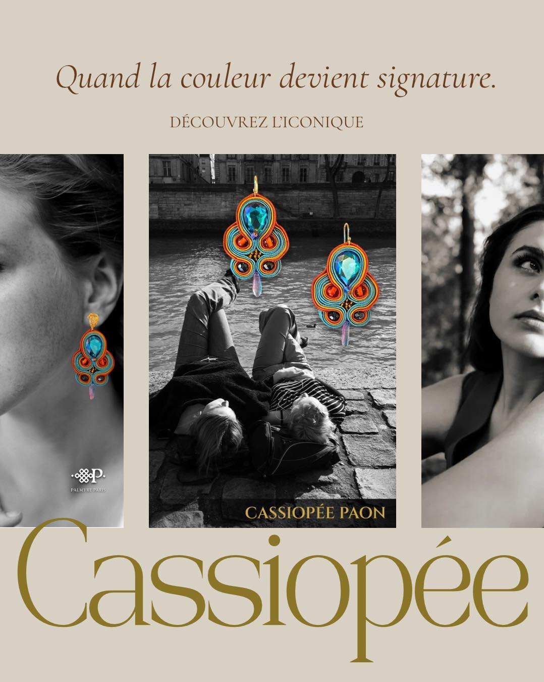 Cassiopée... quelle serait la votre?
Which one do you prefer?
#PalmyreParis #ArtisanatDArt #MadeInParis #Paris #SertissageTextile #StatementEarrings #Artcrafts