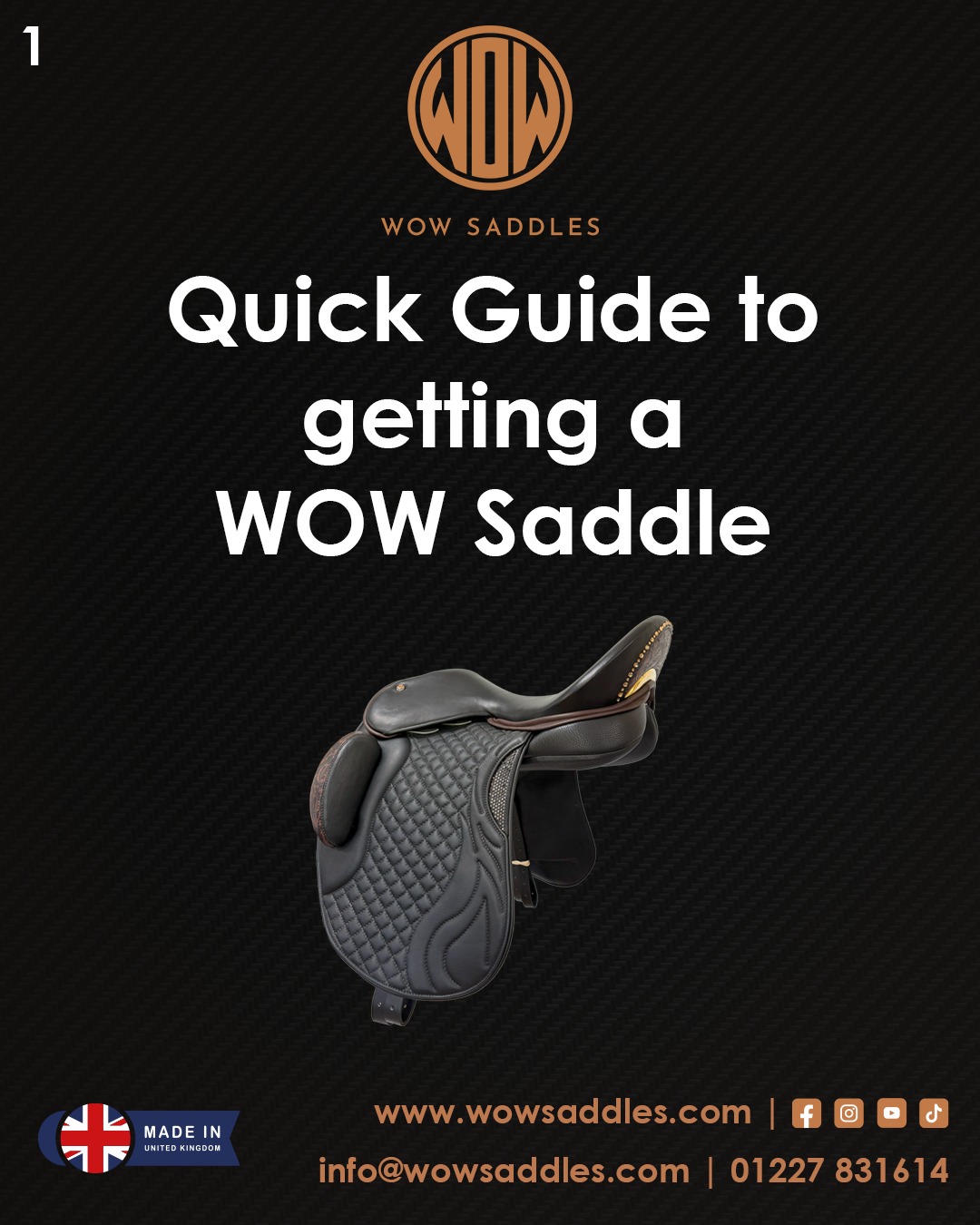 Want to know the process for getting a WOW Saddle? It all starts with getting in touch with your local WOW fitter.
Pop on to our website to find yours.