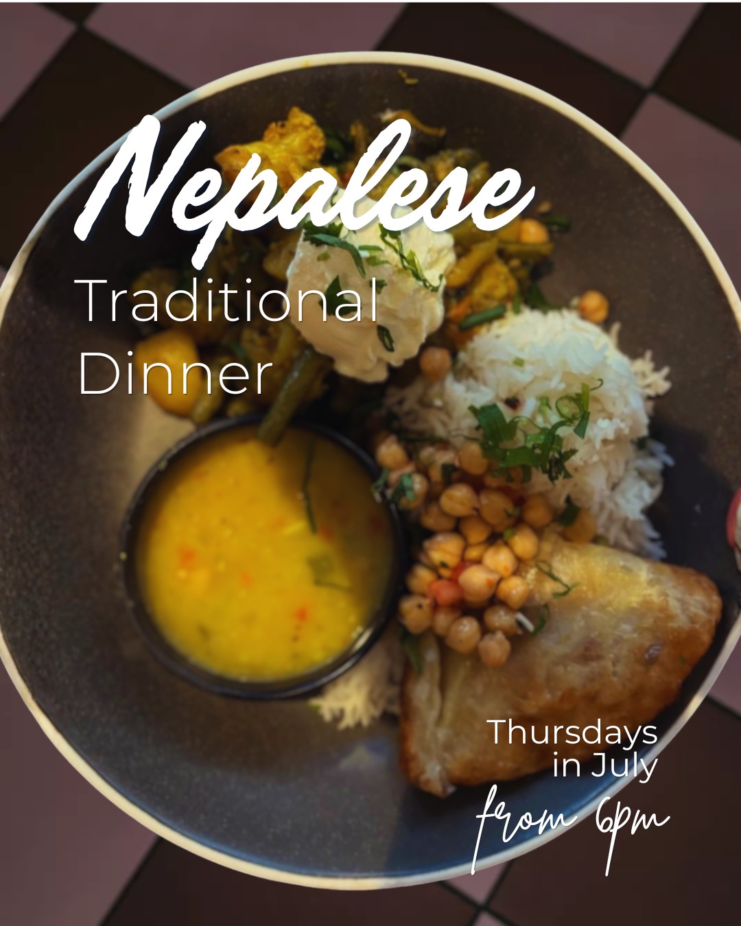 Nepali Dinner Thursdays🍛🇳🇵
Every Thursday Night in July, from 6pm, we are bringing Richmond the authentic flavors of Nepal, from our Chefs heart.
For $35pp, enjoy a traditional chicken or vegetable curry, dhal, roti bread, rice and picked vegetables.
Spots are limited, so secure your booking via the email or phone number in the bio!