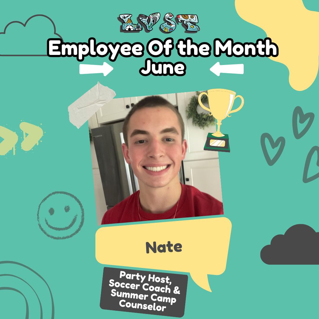 🌟 Employee of the Month – June 🌟
Congratulations to Nate on being named our Employee of the Month for June! Nate consistently goes above and beyond for our families and athletes.
Thank you for your hard work, positive attitude, and dedication to making every experience at LVST a great one. We appreciate everything you do and are proud to have you on our team!
#LehighValleySportsTurf #LVST #EmployeeOfTheMonth