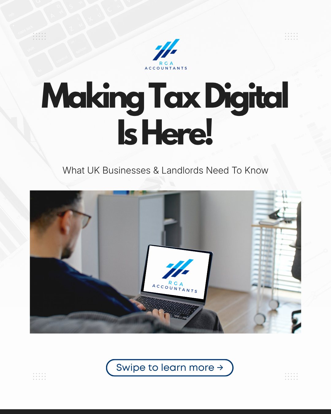 Making Tax Digital is transforming the way businesses and landlords manage their taxes.
If you're a sole trader or landlord affected by the latest HMRC requirements, now is the time to prepare. Staying compliant doesn't have to be complicated when you have the right systems and support in place.
Swipe through to learn what MTD means for you and how to stay ahead of upcoming deadlines.
Need help making the transition? Our team is here to guide you every step of the way.
📞 028 406 27730
🌐 www.rgaca.co.uk
#MakingTaxDigital #MTD #UKTax #AccountantsNI #SmallBusinessUK #HMRC #RGAAccountants