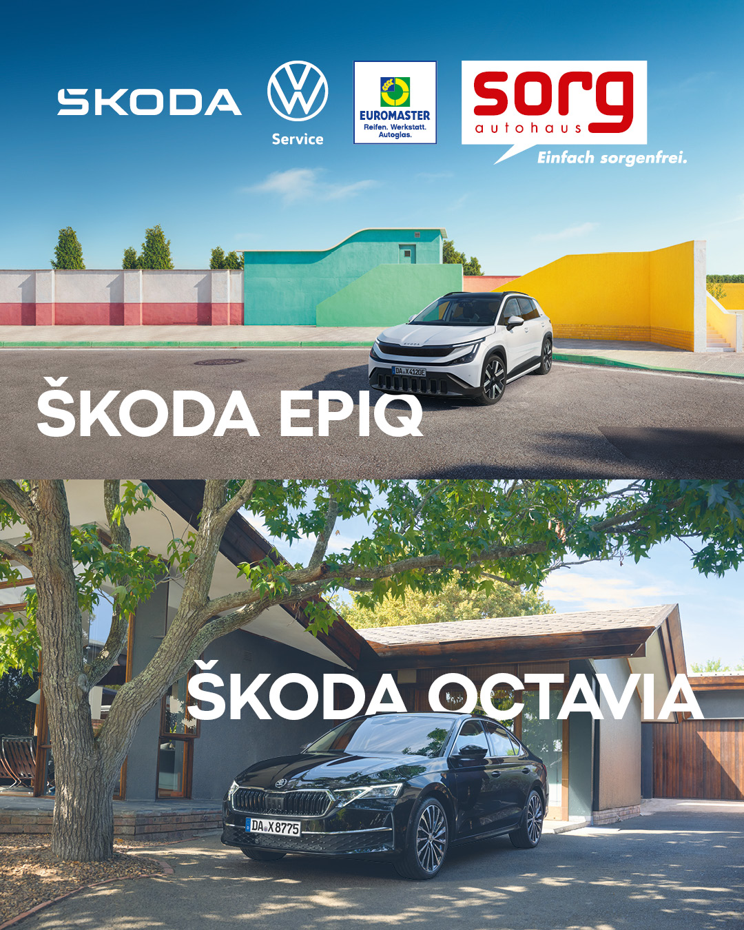🚗 Škoda Octavia & Škoda Epiq | Anzeige
Zwei Modelle, zwei starke Auftritte.
Der @skodade Octavia überzeugt mit Komfort, Vielseitigkeit und modernster Technologie – der ideale Begleiter für Alltag und Langstrecke.
Der Škoda Epiq steht für die nächste Generation der Elektromobilität: kompakt, vollelektrisch und bereit für die Zukunft.
👉Ihr Skoda Partner in Schwäbisch Gmünd und Umgebung - das @autohaussorg
