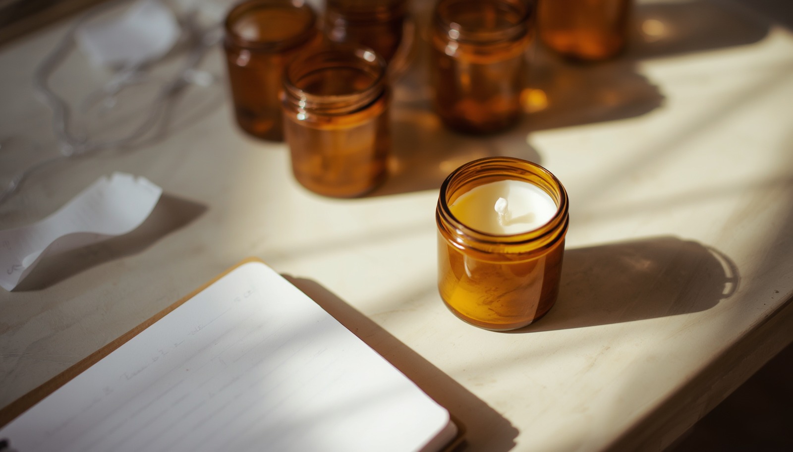 A new scent has to clear a few real hurdles before it ever gets a jar.
First, I test it. Does it actually throw, does it linger the way it should. If it doesn't perform, it doesn't matter how good the concept is.
Then the harder one. Do I love it. I will not sell something I don't actually like myself, no matter how good it tested.
After that, I check if there's already a place for it. If something too similar already exists in the line, it doesn't get added just to add something.
And last, can I find it a name that actually fits. If I can't land a name that feels like Lunahrin, the scent waits, no matter how good it is.