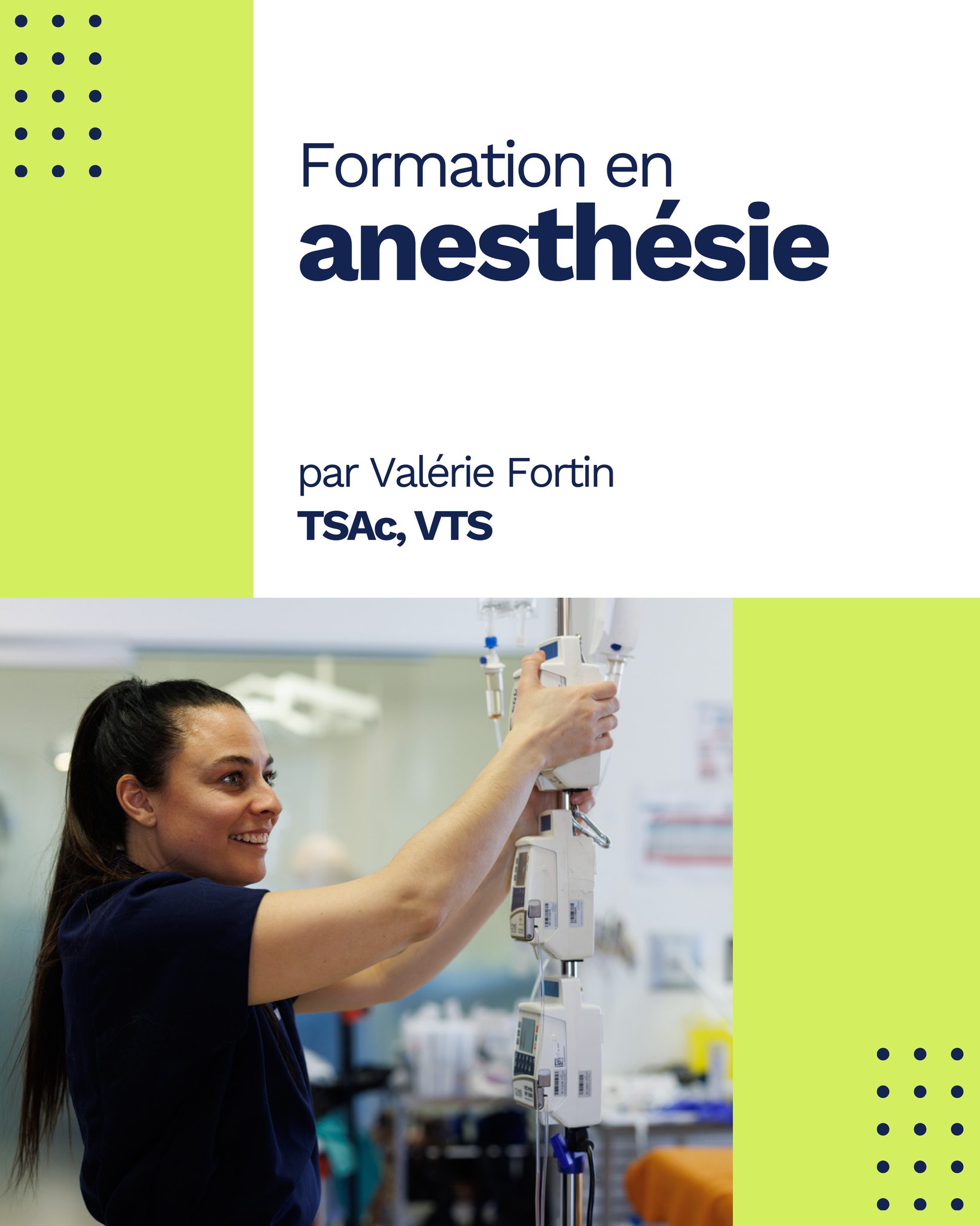 On vous présente (encore 😉) un service offert par notre technicienne en santé animale certifiée et spécialisée en anesthésie!
Valérie offre des formations directement dans votre établissement afin d’accompagner votre équipe dans la gestion de l’anesthésie pour différentes conditions médicales et procédures chirurgicales.
Découvrez ses conseils, ses recommandations et ses outils pratiques, adaptés aux besoins des membres de votre équipe et à la réalité de votre clinique.
Contactez-nous pour obtenir plus d’informations et surtout, pour planifier une journée de formation avec Valérie!
📞 (514) 479-1101
✉️ contact@coupez.ca