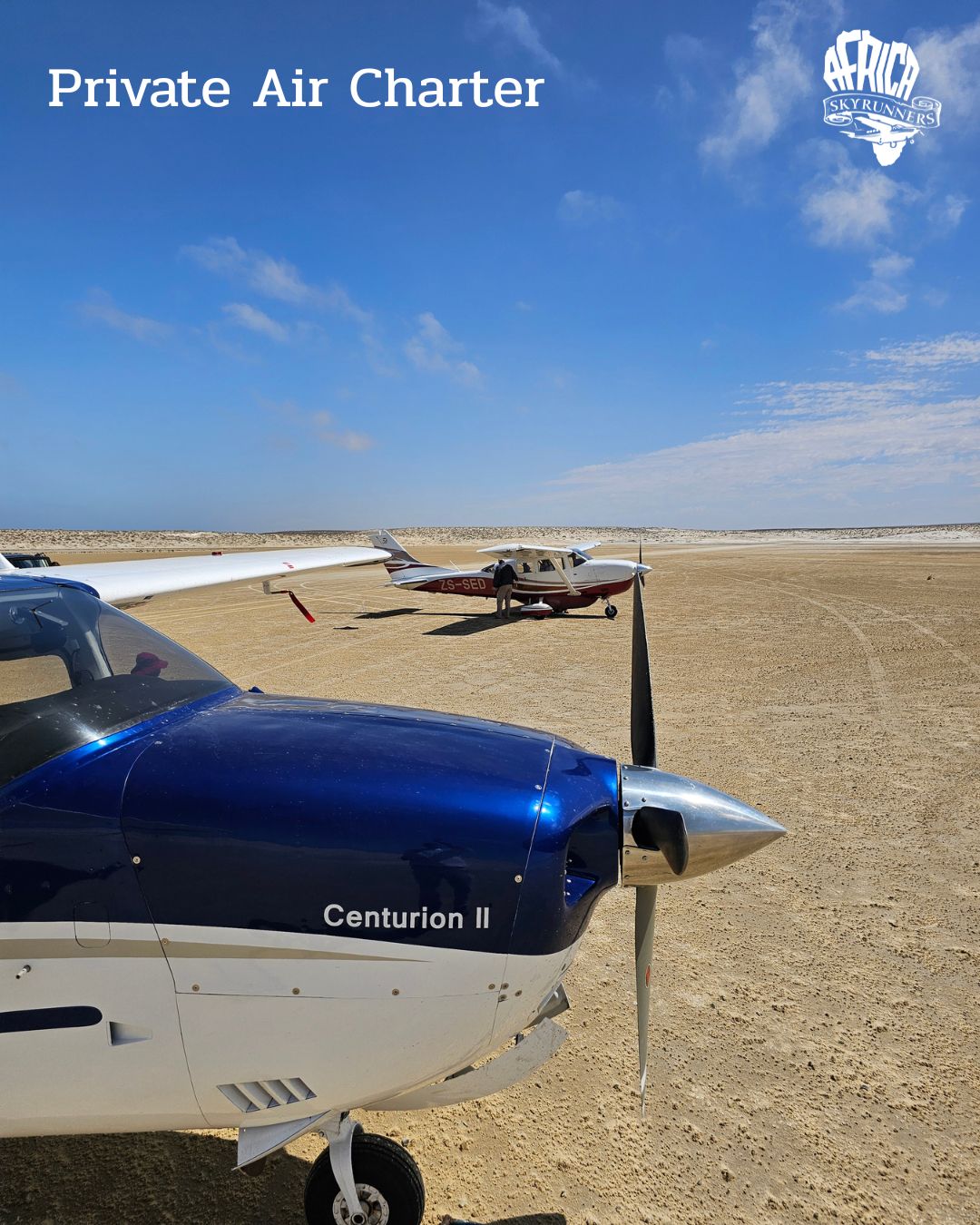 Private air charters in our fleet of Cessna’s take you directly to where you need to go. Point-to-point. From city to city, remote safari lodges to hidden wild landscapes. We like to make this journey part of your adventure.
Comment the word CHARTERS and we will send you the link via DM.
Info and Bookings 📞💬+27 (0)83 760 1330 📨info@africaskyrunners.com
#AfricaSkyRunners #PrivateAirCharters