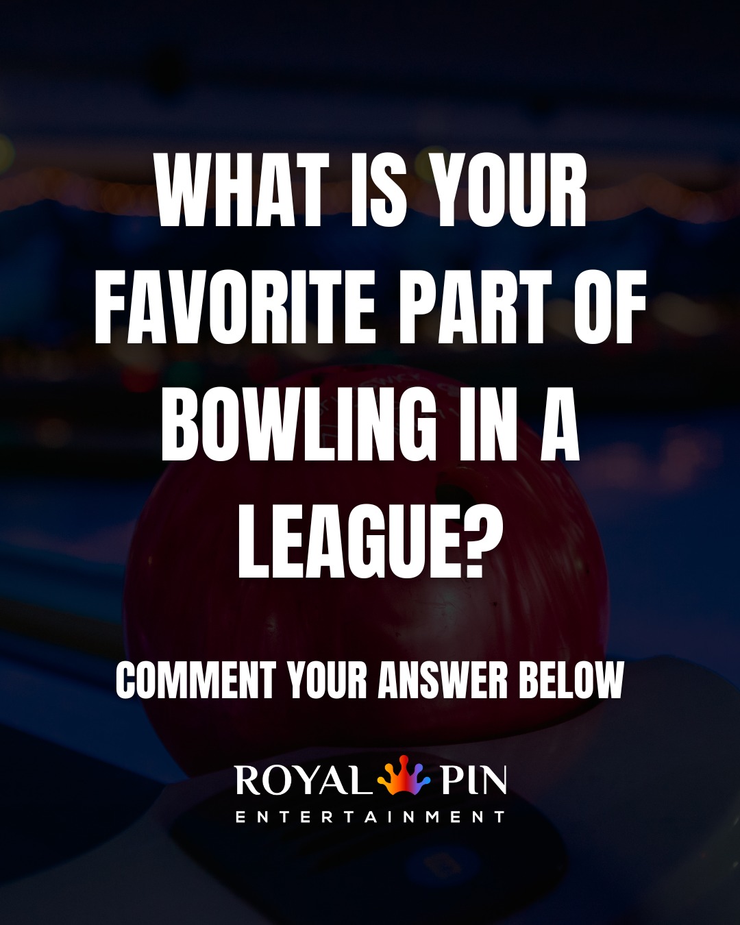 League bowlers, we want to hear from YOU! 🎳 What's your favorite part of bowling in a league—the friendly competition, hanging out with your teammates, chasing a new high score, or something else? Drop your answer in the comments!