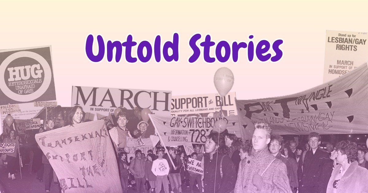 Untold Stories Watch Party
Come join us for the watch party.
📅July 8th 5:30pm - 8PM
📍The Charlotte Museum, 1A Howe Street Freemans Bay
🎟Free, koha appreciated.
A free panel discussion with activists from the homosexual law reform campaigne, & launch of Kawe Mahara's new queer history resource pack.
Join Kawe Mahara Queer Archives Aotearoa for a special Pūmahara Ia Te Wā Queer History Month Event as we host a panel conversation about the "untold stories" of the journey to the passing of the Homosexual Law Reform Bill, a landmark triumph in queer history and rights.
Who carried this movement in ways history hasn’t fully named? What can community memory tell us that official records cannot? What responsibilities come with remembering–and retelling–these stories today?
We will also be celebrating the launch of Kawe Mahara’s new Queer History resource, KAMP: Knowledge And Memory Pack, and learn how to get involved with Kawe Mahara’s various queer history mahi.
Featuring the wonderful Linda Evans, Gavin Young, De'Anne Jackson, and Vernon Tile Vamaua!
Live streamed from Wellington.
\
Refreshments provided.