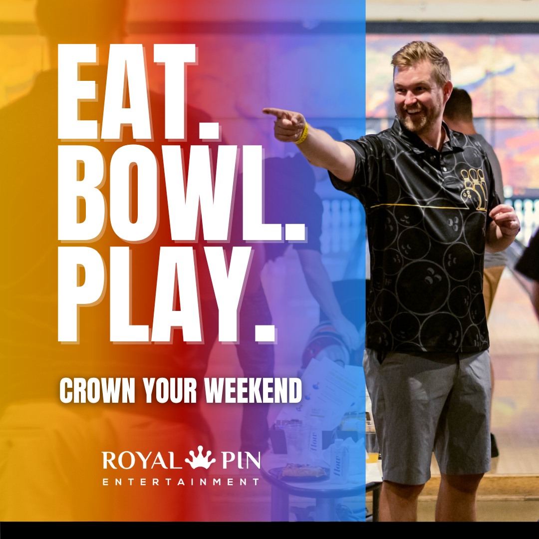 Why choose just one when you can do it all? 🎳🍔🎉 Grab your crew and head to one of our Royal Pin Centers to eat delicious food, bowl a few games, and play your favorite arcade games—all under one roof!