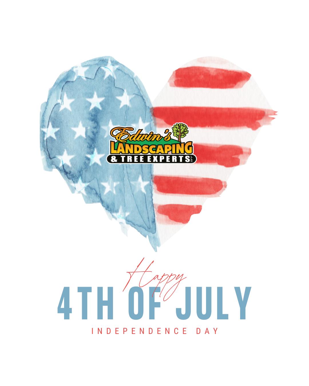 As we get ready to celebrate Independence Day, we want to wish everyone a fun and safe holiday weekend! If you're local, we hope you enjoy the Catonsville Fourth of July Parade, a long-standing community tradition that brings neighbors together to celebrate our nation's independence.
To allow our team time to enjoy the holiday with their families, Edwin's Landscaping & Tree Experts will be closed tomorrow, Friday, July 3rd. We will resume normal business hours on Monday and look forward to serving you then.
Thank you for supporting our local, family-owned business. We hope you have a wonderful Fourth of July filled with great memories, family, friends, and celebration.
❤️🤍💙 Happy Independence Day from everyone at Edwin's Landscaping & Tree Experts!