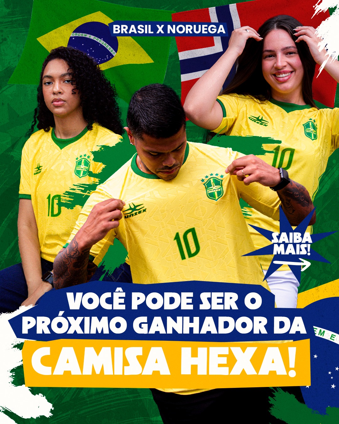 VOCÊ PODE SER O PROXIMO GANHADOR DA CAMISA HEXA! 👕🇧🇷
Tá valendo! liberamos mais um sorteio valendo uma camiseta modelo HEXA e você pode ser o proximo ganhador, participe já! 🇧🇷
🎯 É muito simples:
Siga os seguintes passos e concorra a essa peça incrível!
📋 Para participar:
✅ Siga @useuniex;
✅ Curta esta publicação oficial;
✅ Marque 1 amigo apaixonado por futebol;
✅ Comente quantas vezes quiser;
✅ S0rteio válido até as 12H do dia 06/07;
⚠️ Quanto mais amigos marcar (em comentários diferentes), maiores serão suas chances!
🚨 Iremos anunciar o vencedor EM LIVE no nosso Instagram no dia 06/07 as 12H!
Você pode ser o sortudo da vez! 👀👕
#SejaOusado #UseUniex #ModeloHEXA #copadomundo #brasil