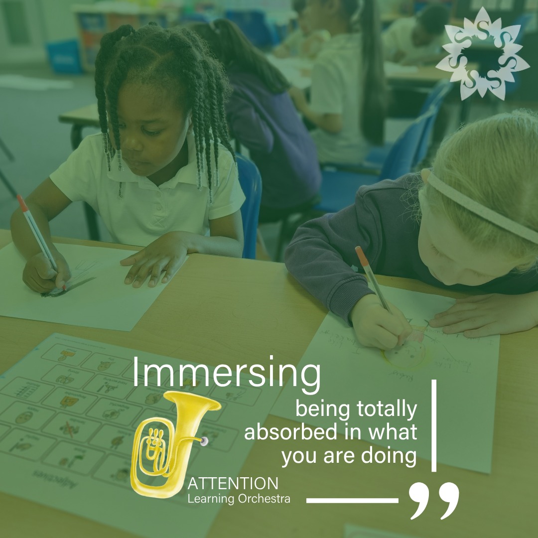 🧠 Learning happens best when children are so engrossed in what they're doing that everything else fades away. All their attention is focused on the task, increasing their ability to absorb and remember.
Our teachers work hard to make learning 'sticky' - making the learning memorable and fun! 🎉
.
.
.
#learningdispositions #learninghabits #learningorchestra #immersing