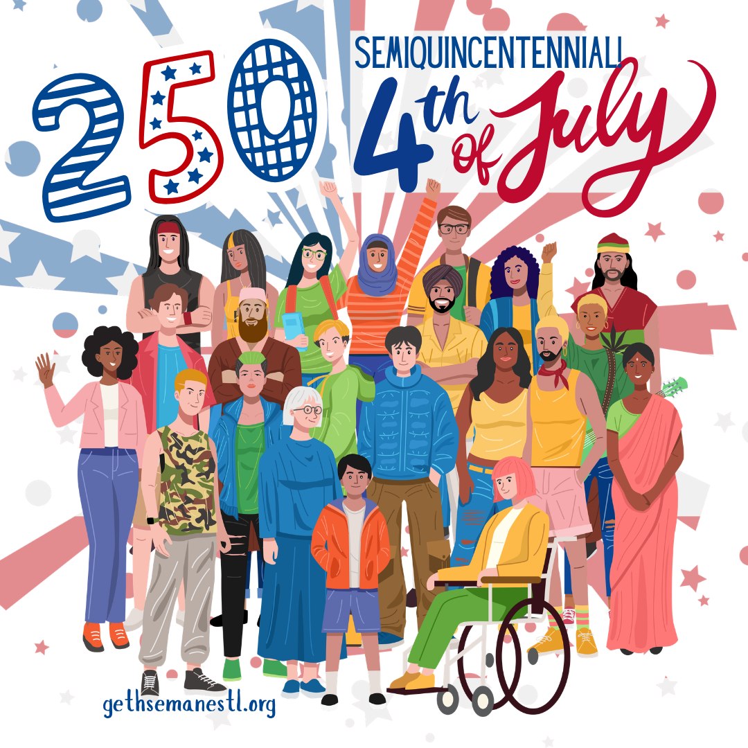 For 250 years, our nation has carried both its blessings and its brokenness. As people formed by grace, we trust in God’s continual work of renewal and mercy.
We give thanks for the freedoms we enjoy, and we pray for courage to pursue justice, to love our neighbors well, and to serve faithfully in every place God has called us.
“Lord, have mercy. Christ, have mercy. Lord, have mercy.”