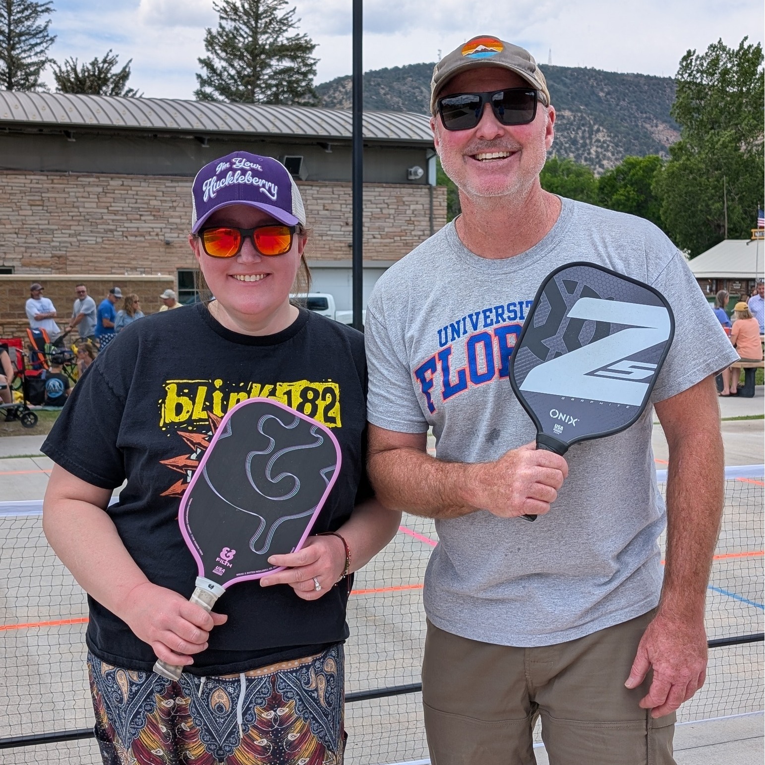 Thanks for making our inaugural Fireworks Pickleball Tournament a huge success! 🎆️🥒🟡
Brian Holmes and Teresa Holmes came out on top against 17 other teams in the 15+ division, and Hannah and Josephine Coryell won the 14 and under category against four junior teams. Congratulations!