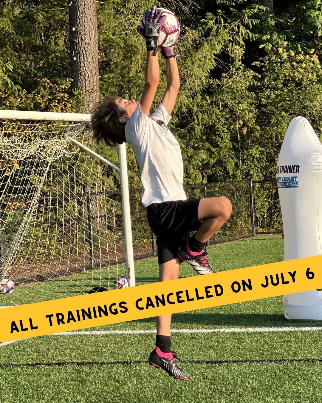 Please note that all trainings scheduled for Monday, July 6, will be cancelled in support of team USA as they take on Belgium tomorrow evening.
Go team USA! ๐บ๐ธ