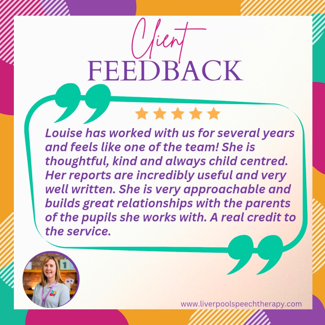 ๐ Feedback Friday! ๐
We love receiving feedback like this! ๐
A huge shout-out to Louise, who has received some incredible feedback from one of our partner schools ๐
We couldn't agree more! Louise is thoughtful, kind, and always puts children at the heart of everything she does..and yes, she's a real credit to our team ๐ซถ
We feel incredibly fortunate to have you as part of the LST team. Thank you for everything you do! ๐ซ
#liverpoolspeechtherapy #feedbackfriday #speechtherapyliverpool #speechtherapy