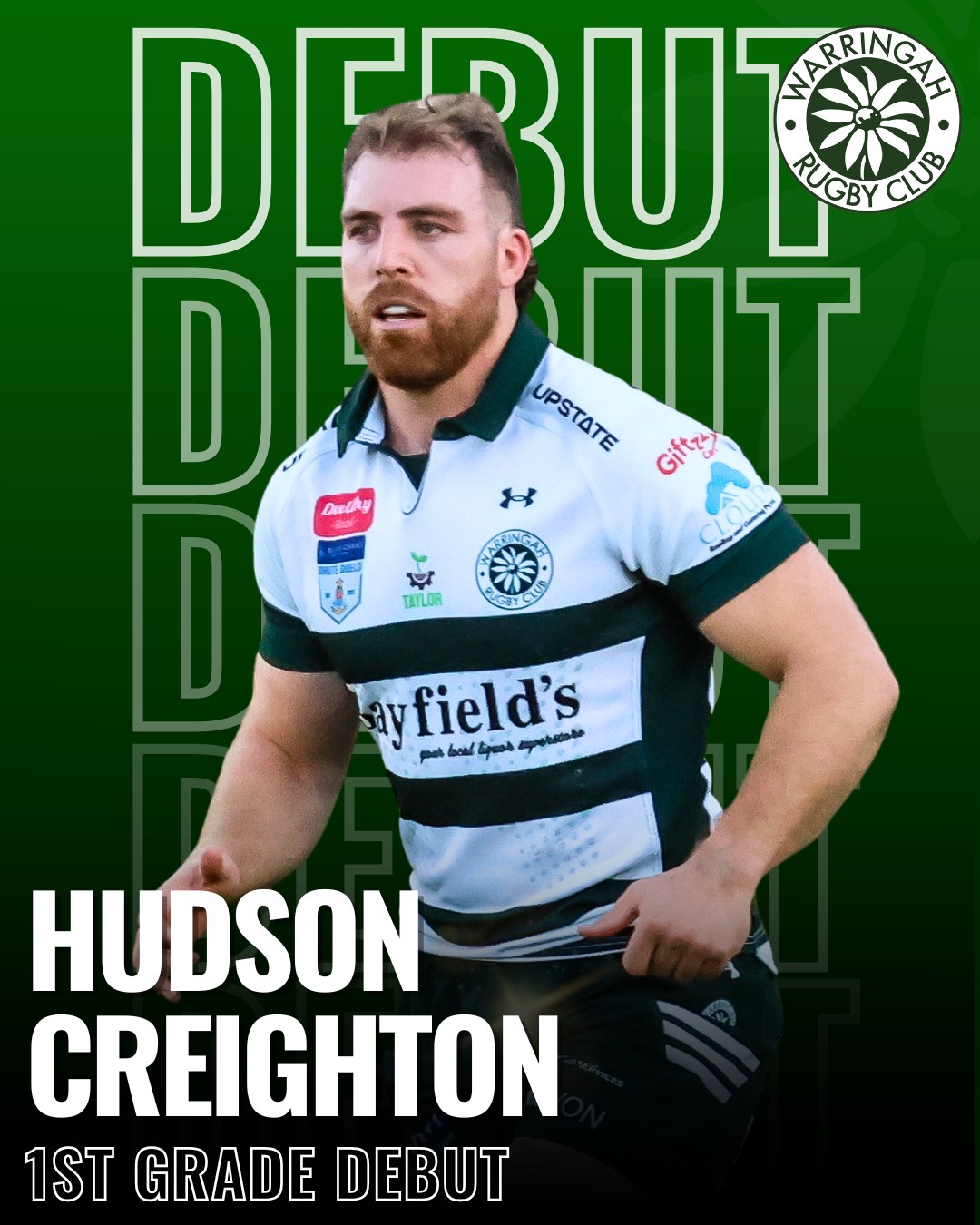 🟢🐀 FIRST GRADE DEBUT ! 🐀🟢
Welcome to
HUDSON CREIGHTON
who has joined us from The Brumbies!!!
Come and see him in this weekend's blockbuster match!
🔥 2025 Grand Final Replay. 1v2 Top of the Table Clash in 1st Grade and 1v2 in the entire Club Championship🪜. 7 games across the day. Every game counts. There can only be one winner.
🗓️ 11th July
📍Rat Park
⏰ 1st Grade @ 2:45pm | Action from 9:00am
🎟️ $20 pre purchase online or $25 at the gate (Kids 17 and under = free)
@warringahhillbillies @friendsofwarringah @brumbiesrugby @warringahratsjuniors @hudsoncreighton